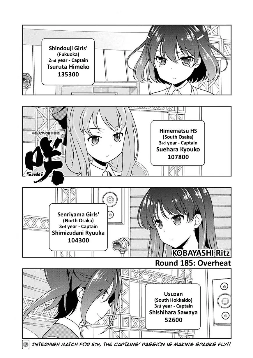 Saki Zinmanga X Chapter 185 Page 1