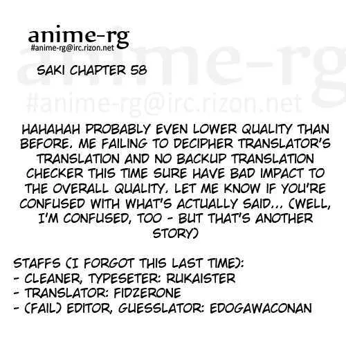 Saki Zinmanga X Chapter 58 Page 20