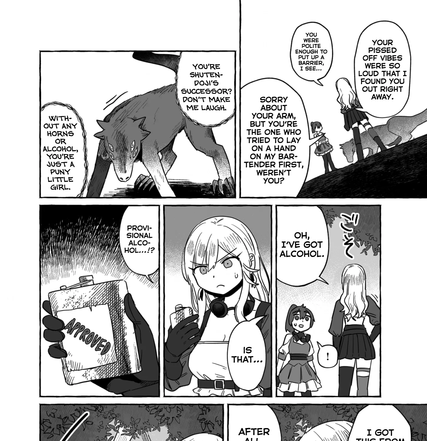 Alcohol and Ogre-girls Zinmanga X Chapter 39 Page 19