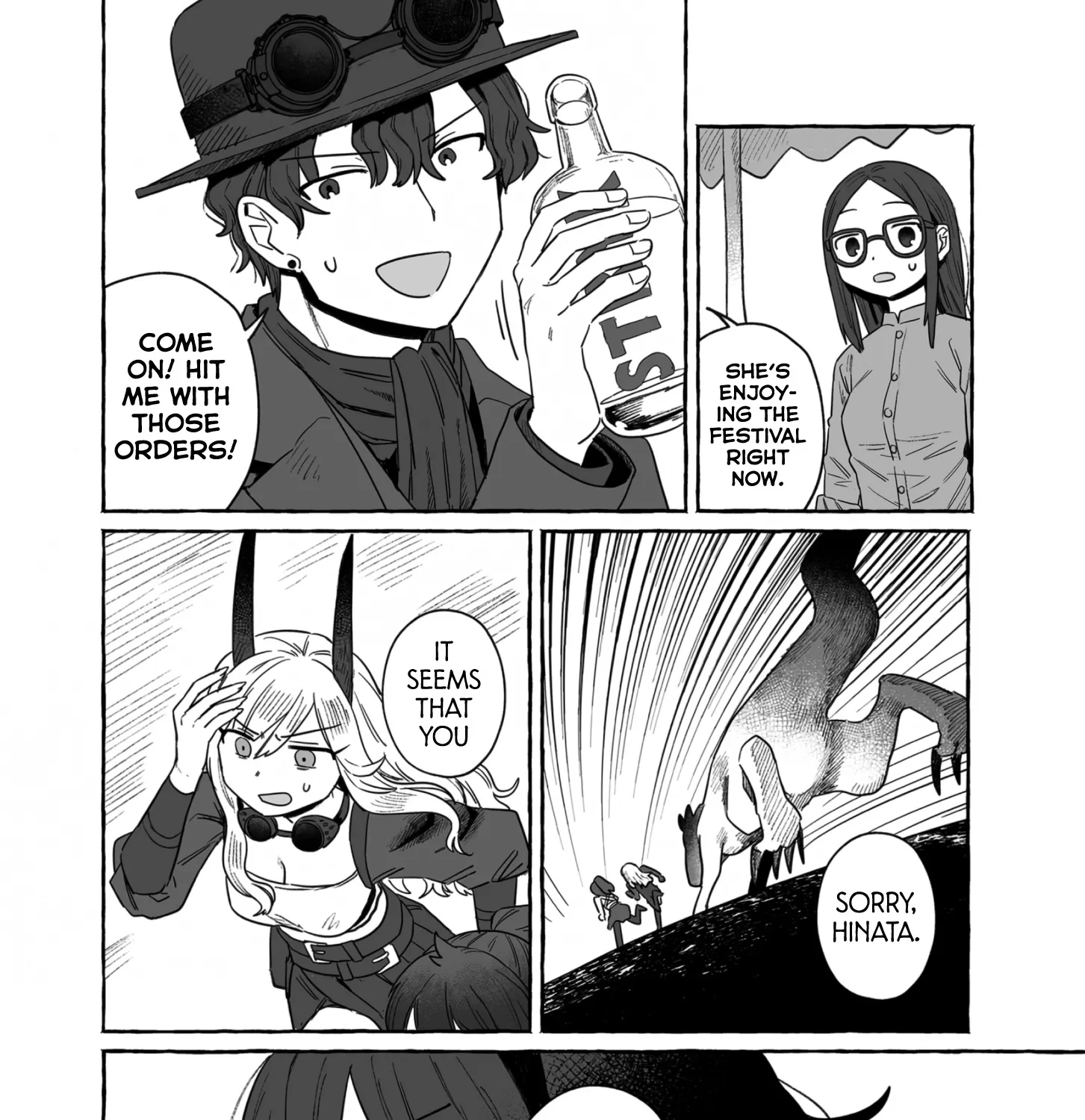 Alcohol and Ogre-girls Zinmanga X Chapter 39 Page 35