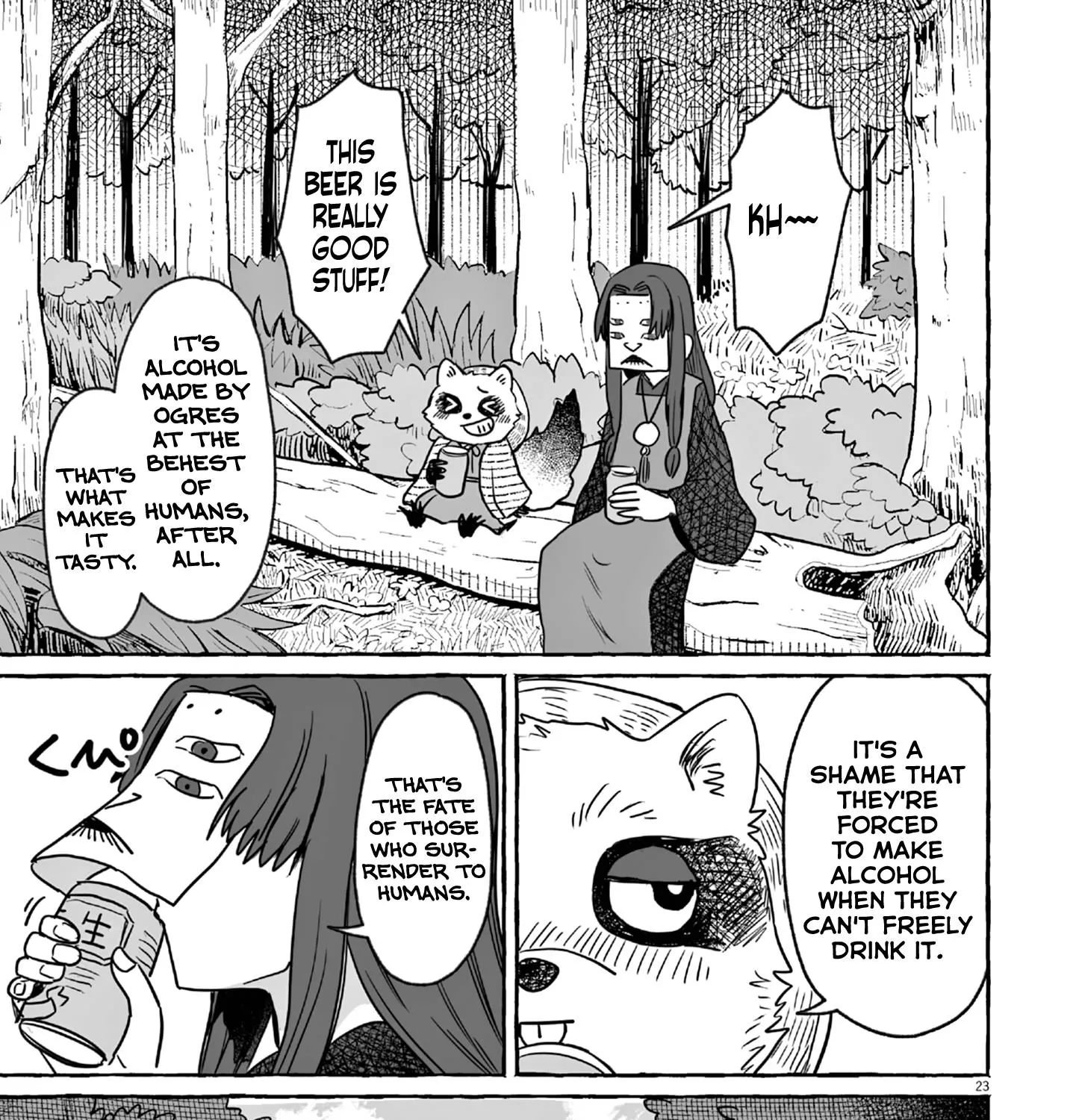 Alcohol and Ogre-girls Zinmanga X Chapter 22 Page 43