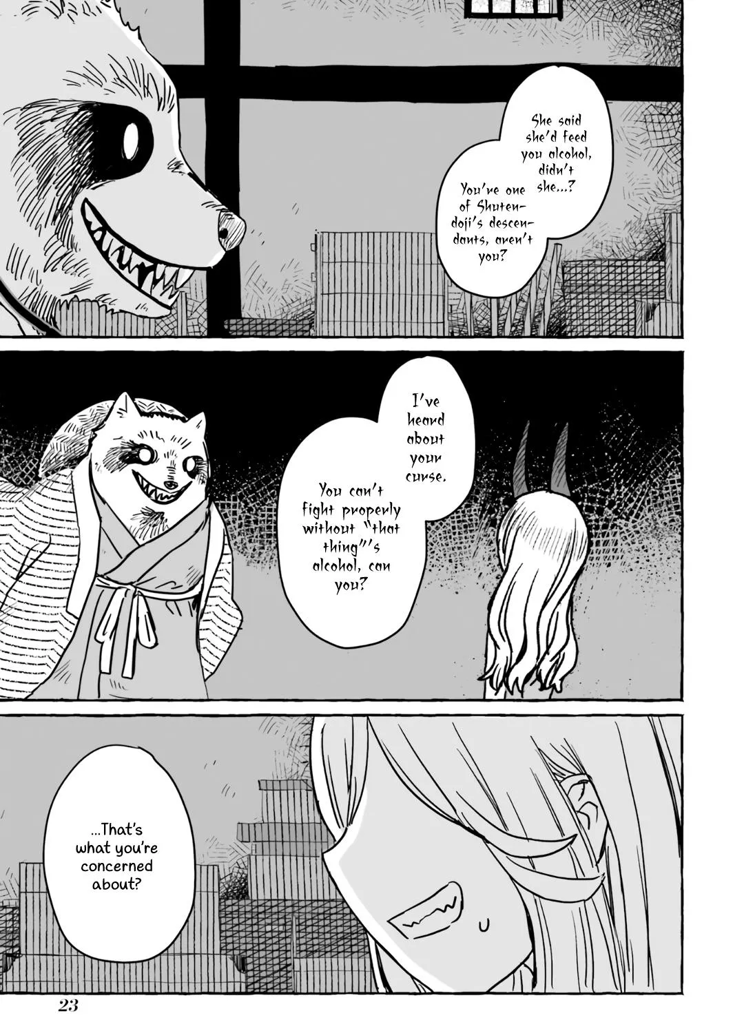 Alcohol and Ogre-girls Zinmanga X Chapter 13 Page 43