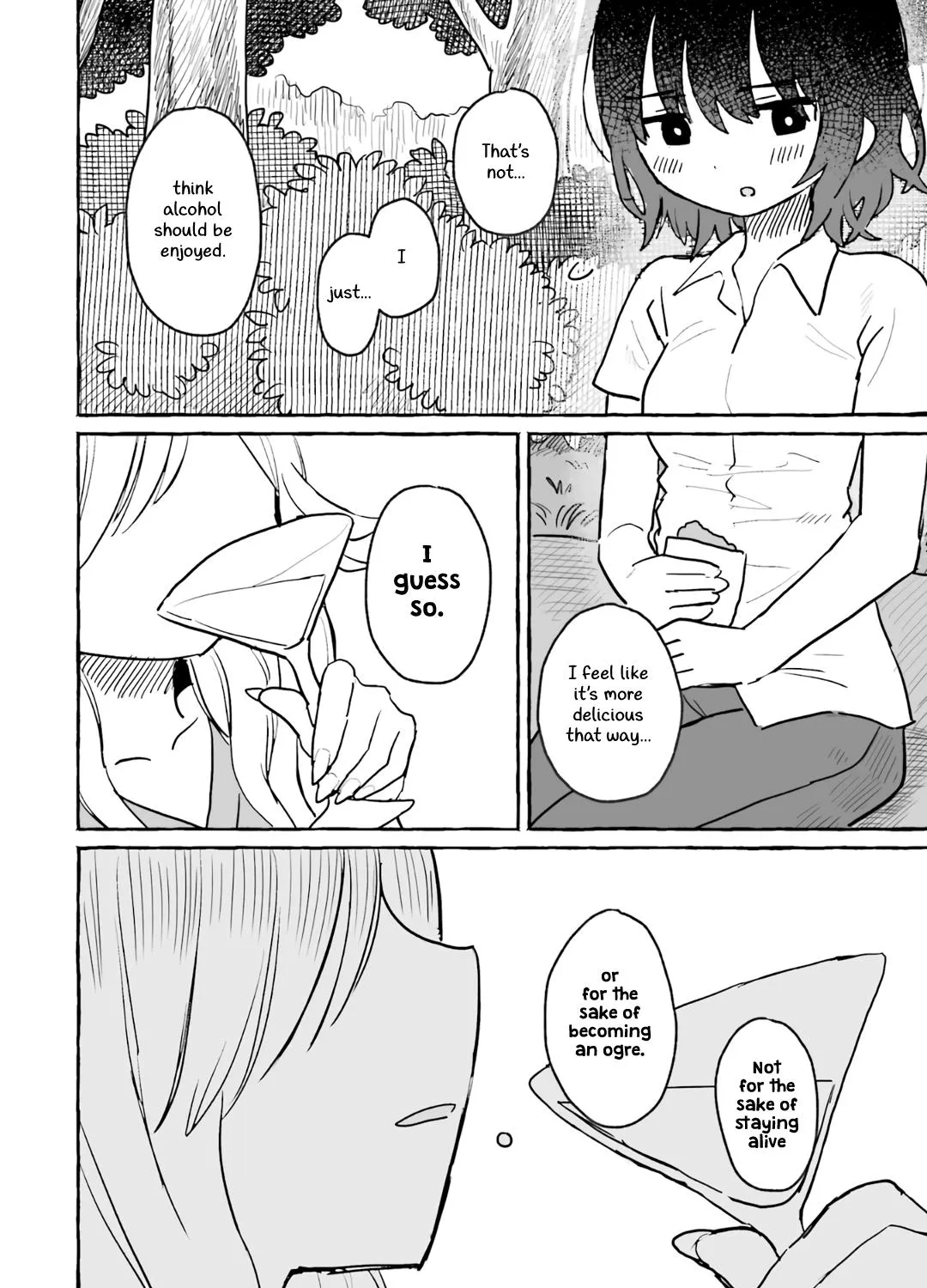 Alcohol and Ogre-girls Zinmanga X Chapter 12 Page 23