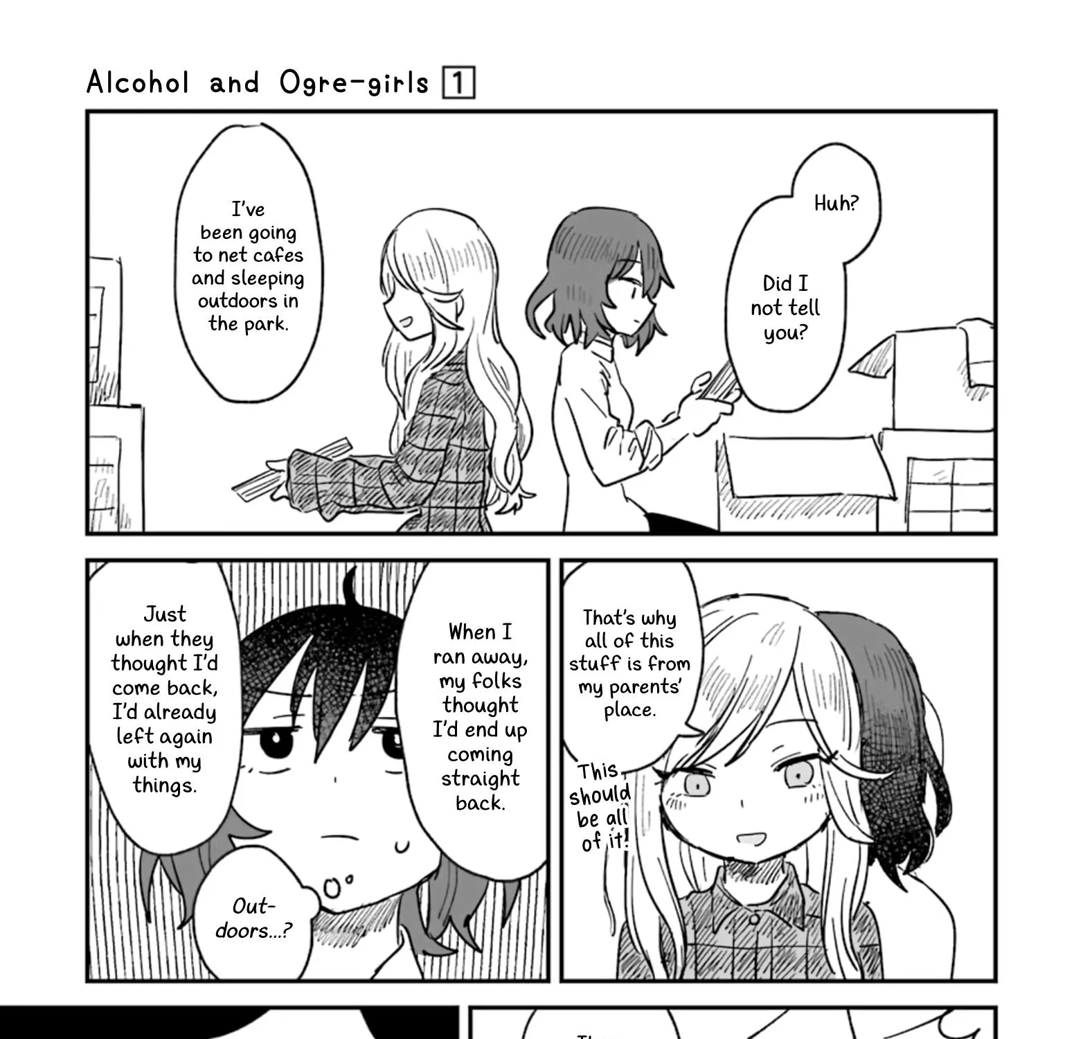 Alcohol and Ogre-girls Zinmanga X Chapter 3 Page 17
