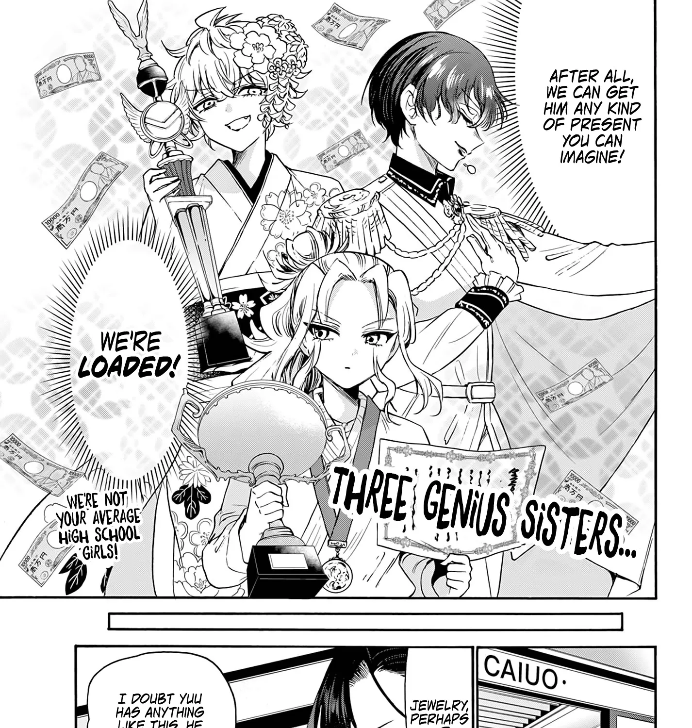 Mikadono Sanshimai Wa Angai, Choroi Zinmanga X Chapter 57 Page 9