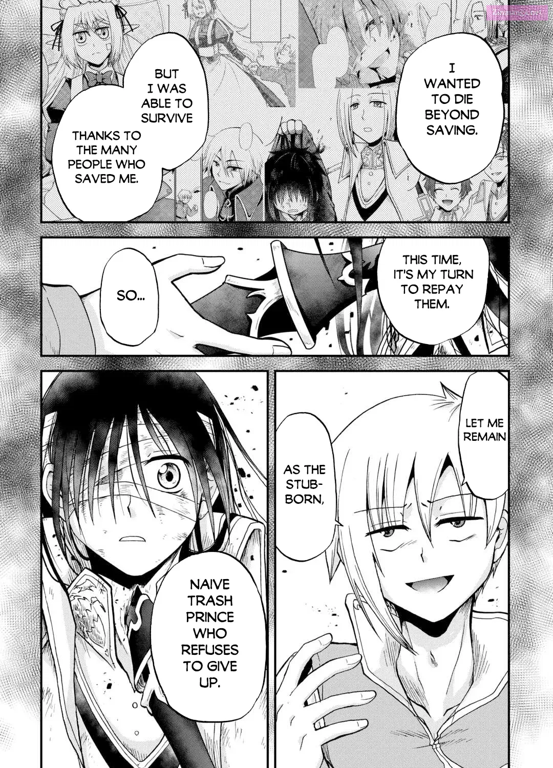 Zense wa Kentei. Konjou Kuzu Ouji Zinmanga X Chapter 45.1 Page 28