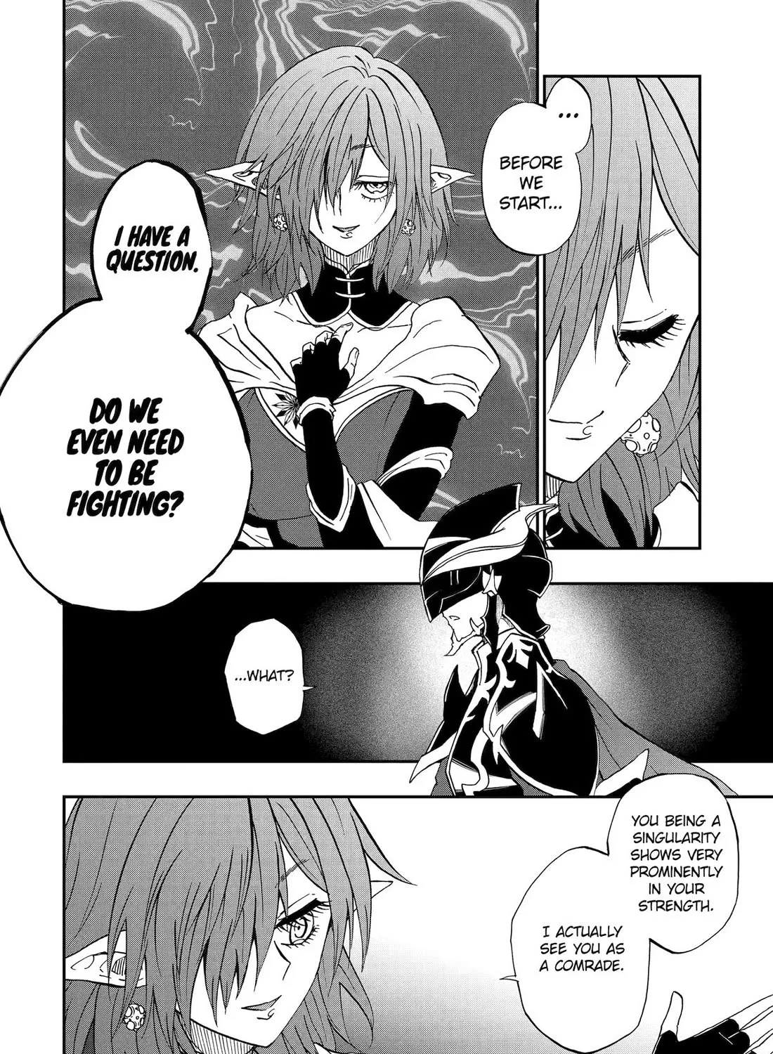 Ankoku Kishi No Ore Desu Ga Saikyou No Seikishi Wo Mezashimasu Zinmanga X Chapter 71 Page 3