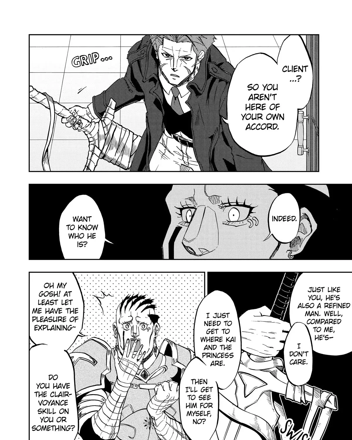 Ankoku Kishi No Ore Desu Ga Saikyou No Seikishi Wo Mezashimasu Zinmanga X Chapter 28 Page 7