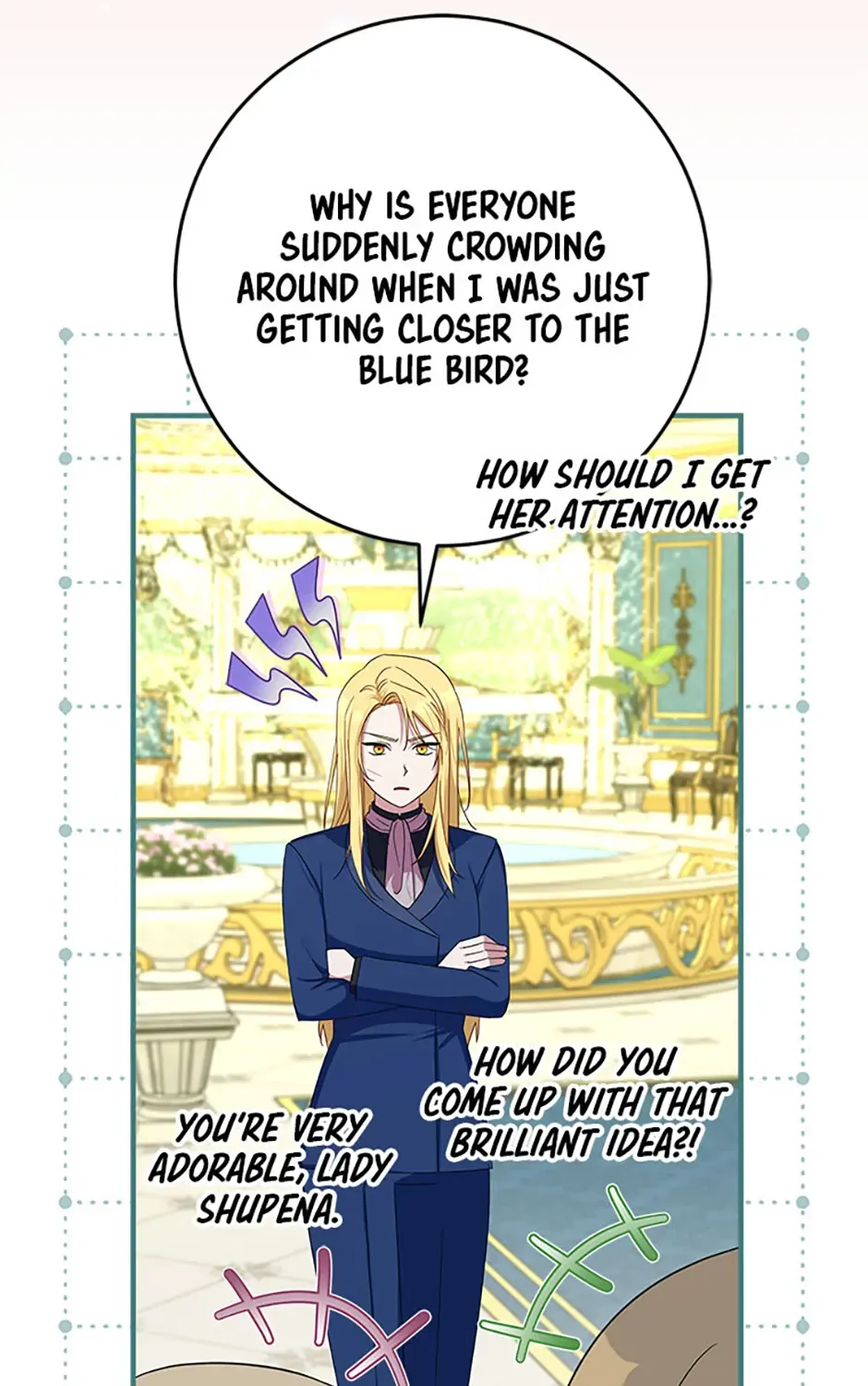 Bluebird Lady and The White Lion Family Zinmanga X Chapter 28 Page 149