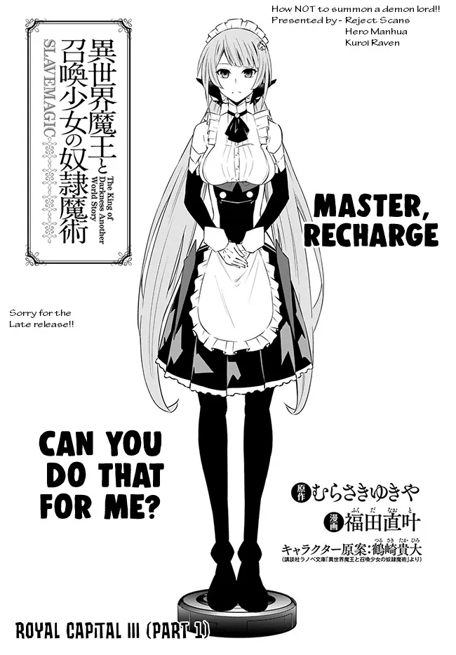 Isekai Maou To Shoukan Shoujo Dorei Majutsu Zinmanga X Chapter 65.1 Page 1