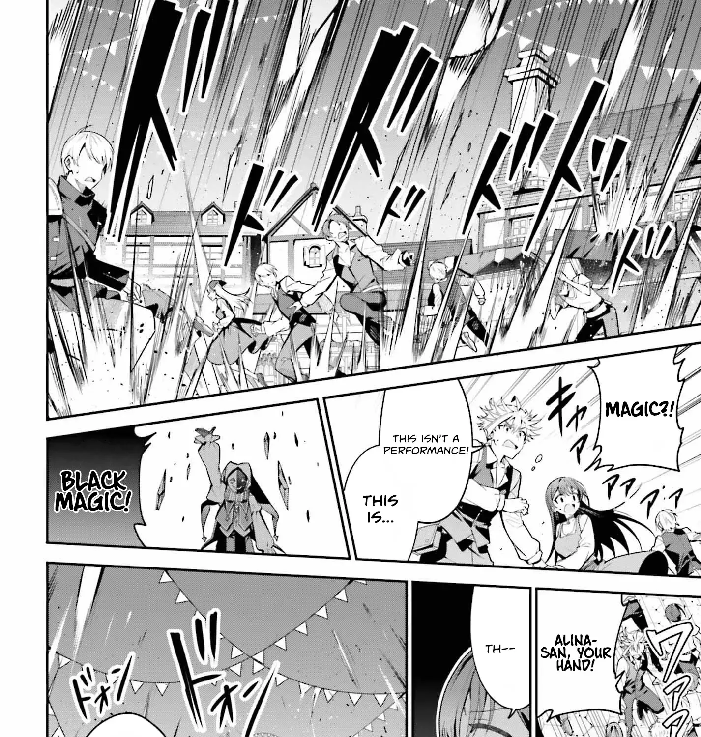 I’m the guild receptionist, but since I don’t want to work overtime, I think I’ll just solo the boss Zinmanga X Chapter 33 Page 8