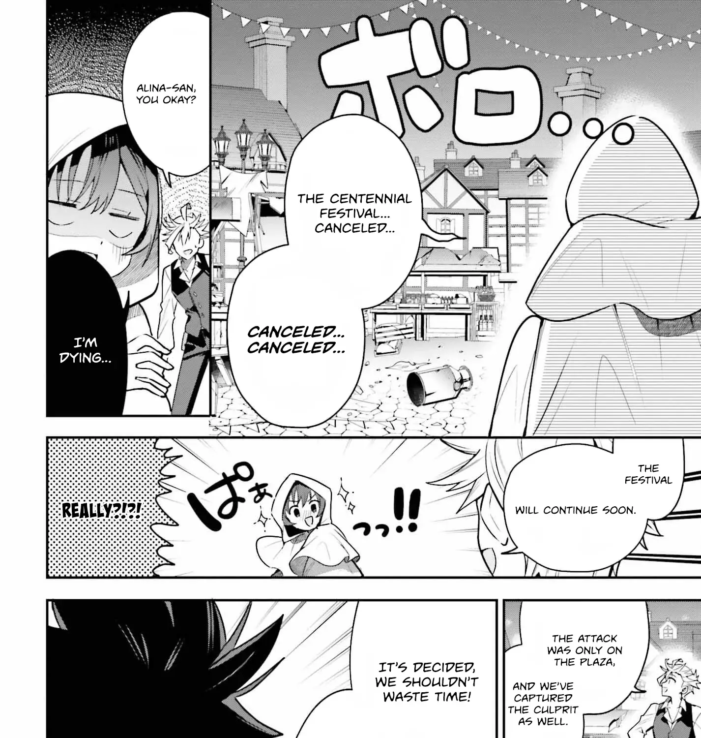 I’m the guild receptionist, but since I don’t want to work overtime, I think I’ll just solo the boss Zinmanga X Chapter 33 Page 36