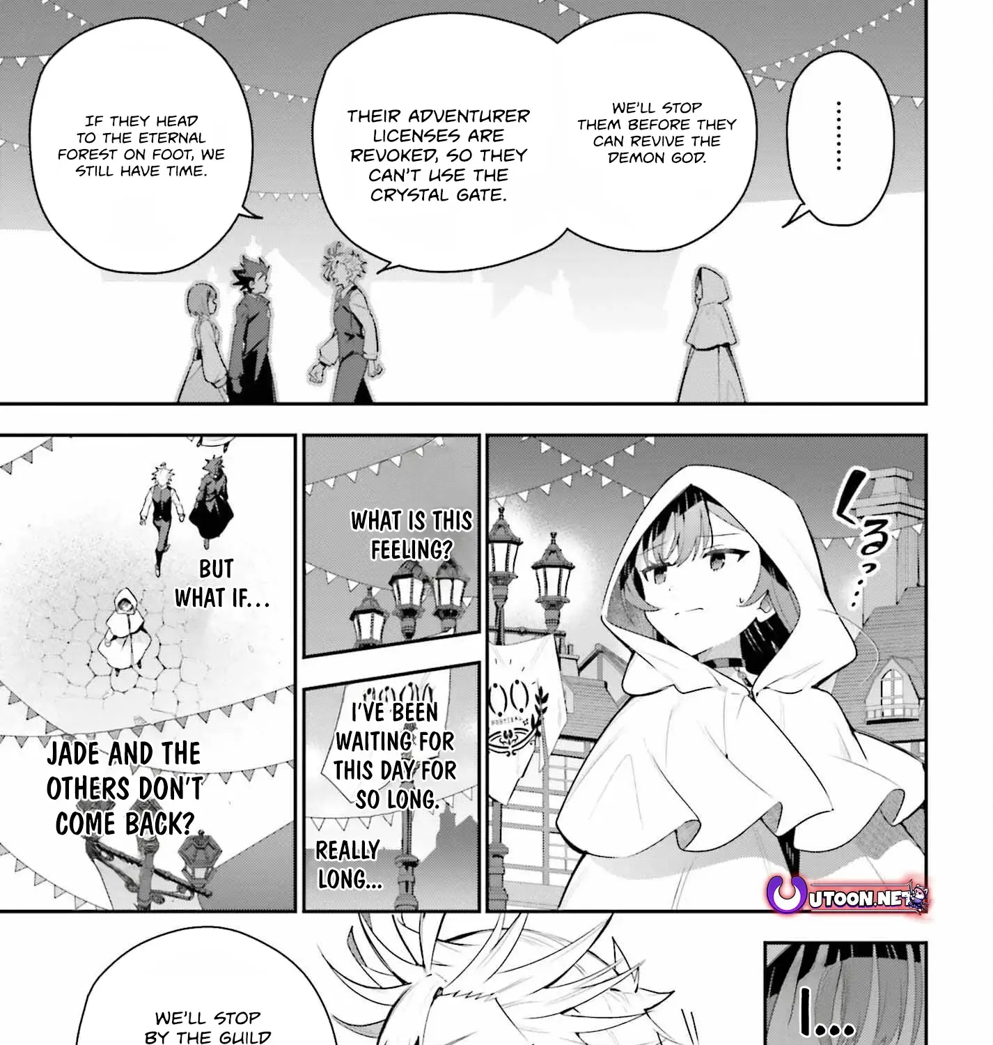 I’m the guild receptionist, but since I don’t want to work overtime, I think I’ll just solo the boss Zinmanga X Chapter 33 Page 42