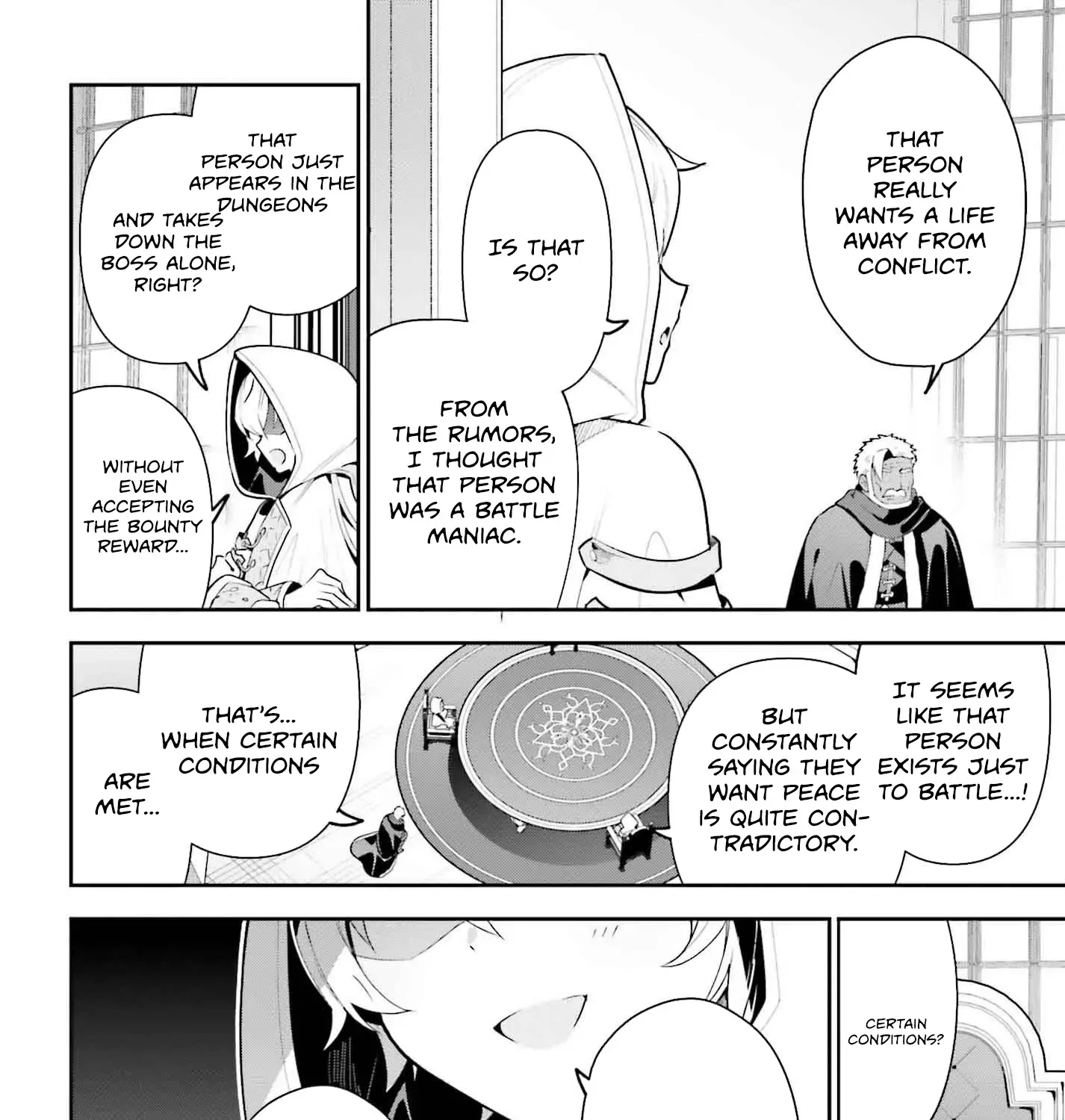 I’m the guild receptionist, but since I don’t want to work overtime, I think I’ll just solo the boss Zinmanga X Chapter 30 Page 32