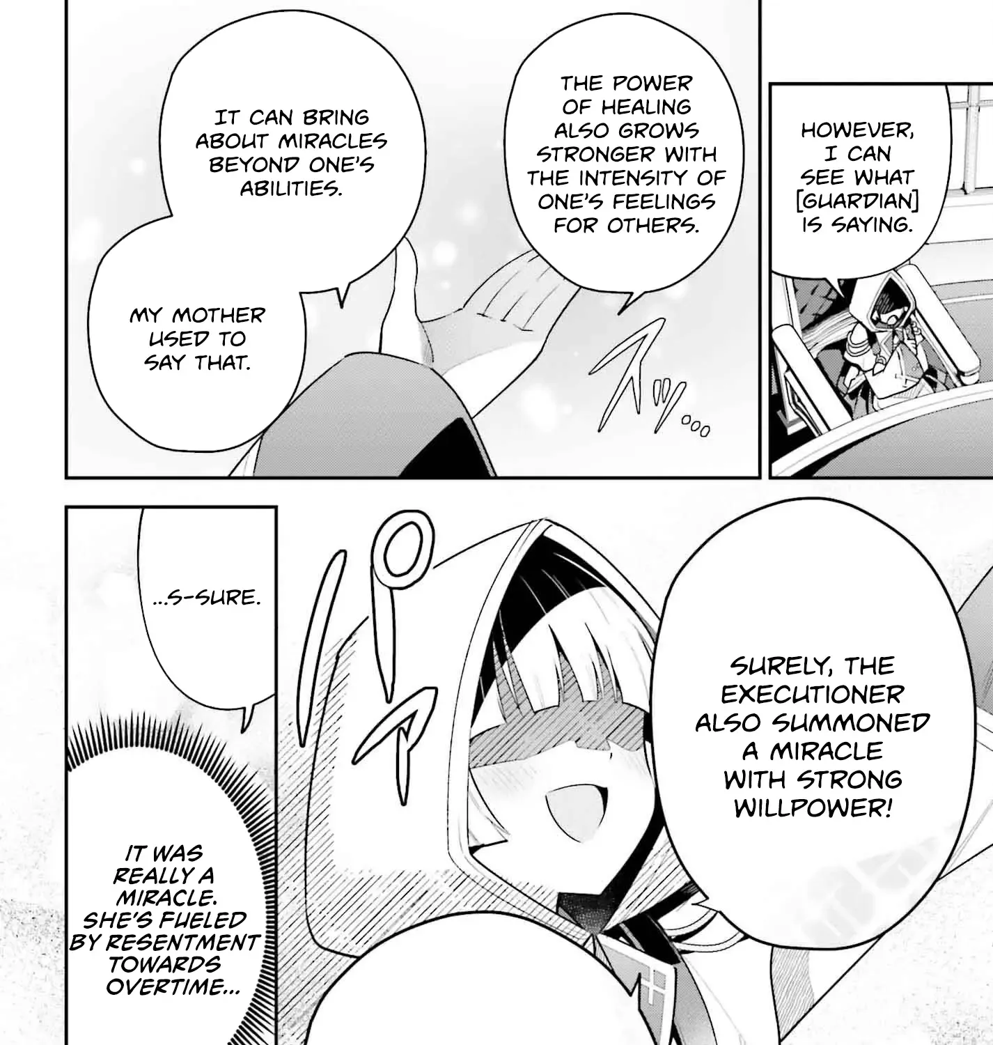 I’m the guild receptionist, but since I don’t want to work overtime, I think I’ll just solo the boss Zinmanga X Chapter 30 Page 36
