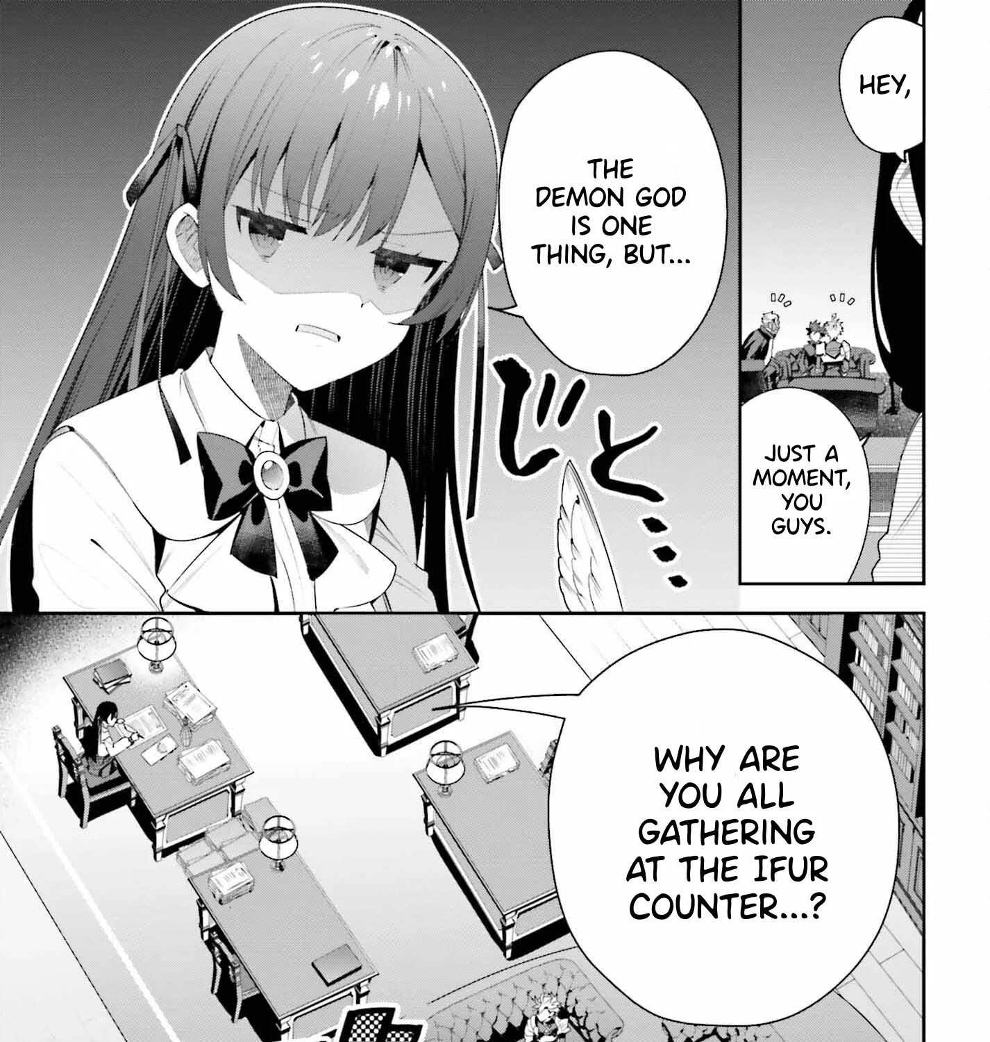 I’m the guild receptionist, but since I don’t want to work overtime, I think I’ll just solo the boss Zinmanga X Chapter 26 Page 13