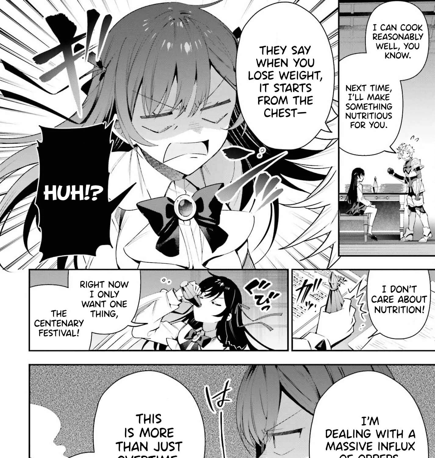 I’m the guild receptionist, but since I don’t want to work overtime, I think I’ll just solo the boss Zinmanga X Chapter 26 Page 19