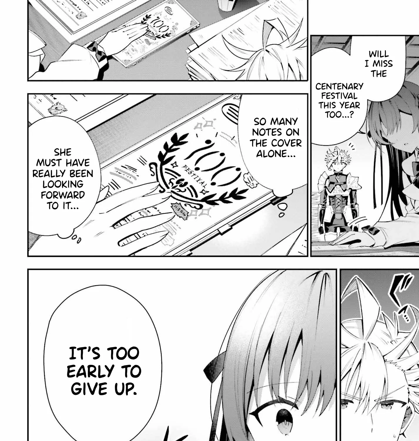 I’m the guild receptionist, but since I don’t want to work overtime, I think I’ll just solo the boss Zinmanga X Chapter 26 Page 23