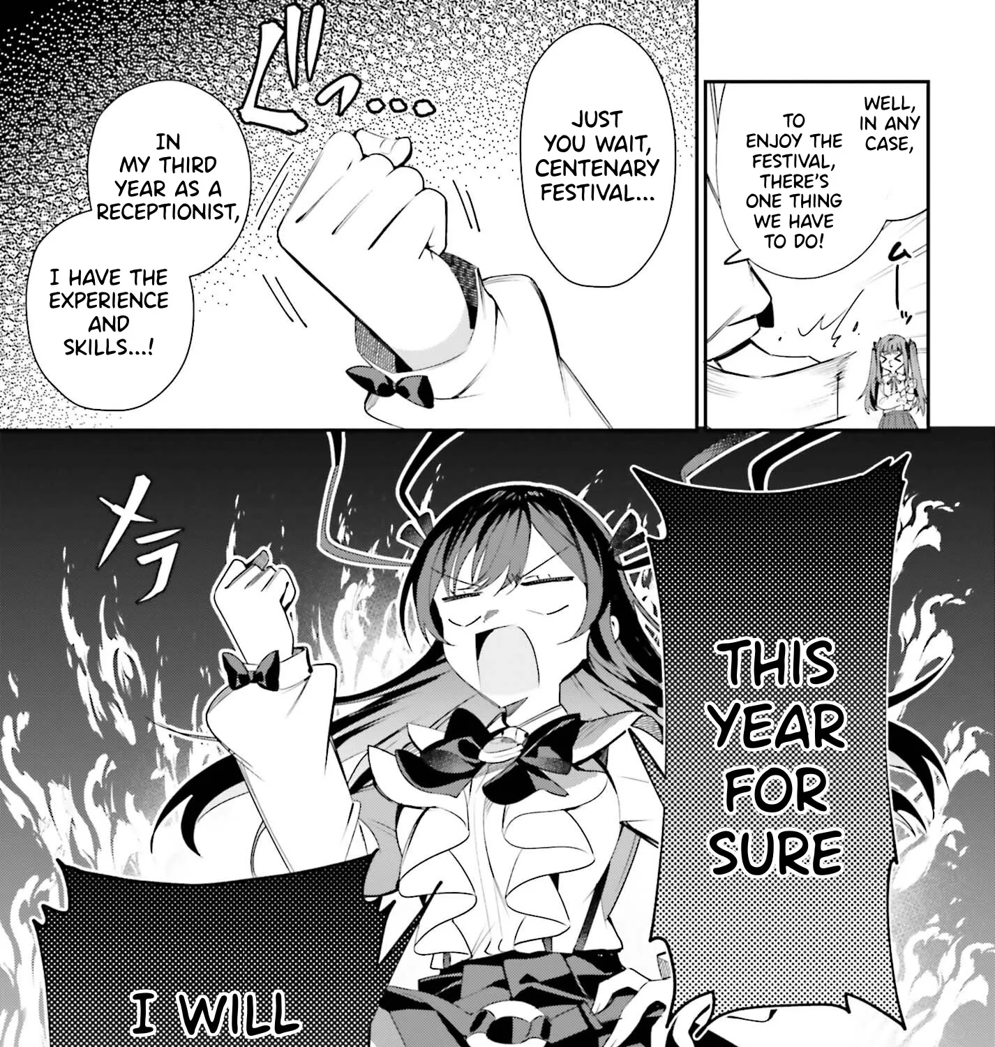I’m the guild receptionist, but since I don’t want to work overtime, I think I’ll just solo the boss Zinmanga X Chapter 24 Page 33