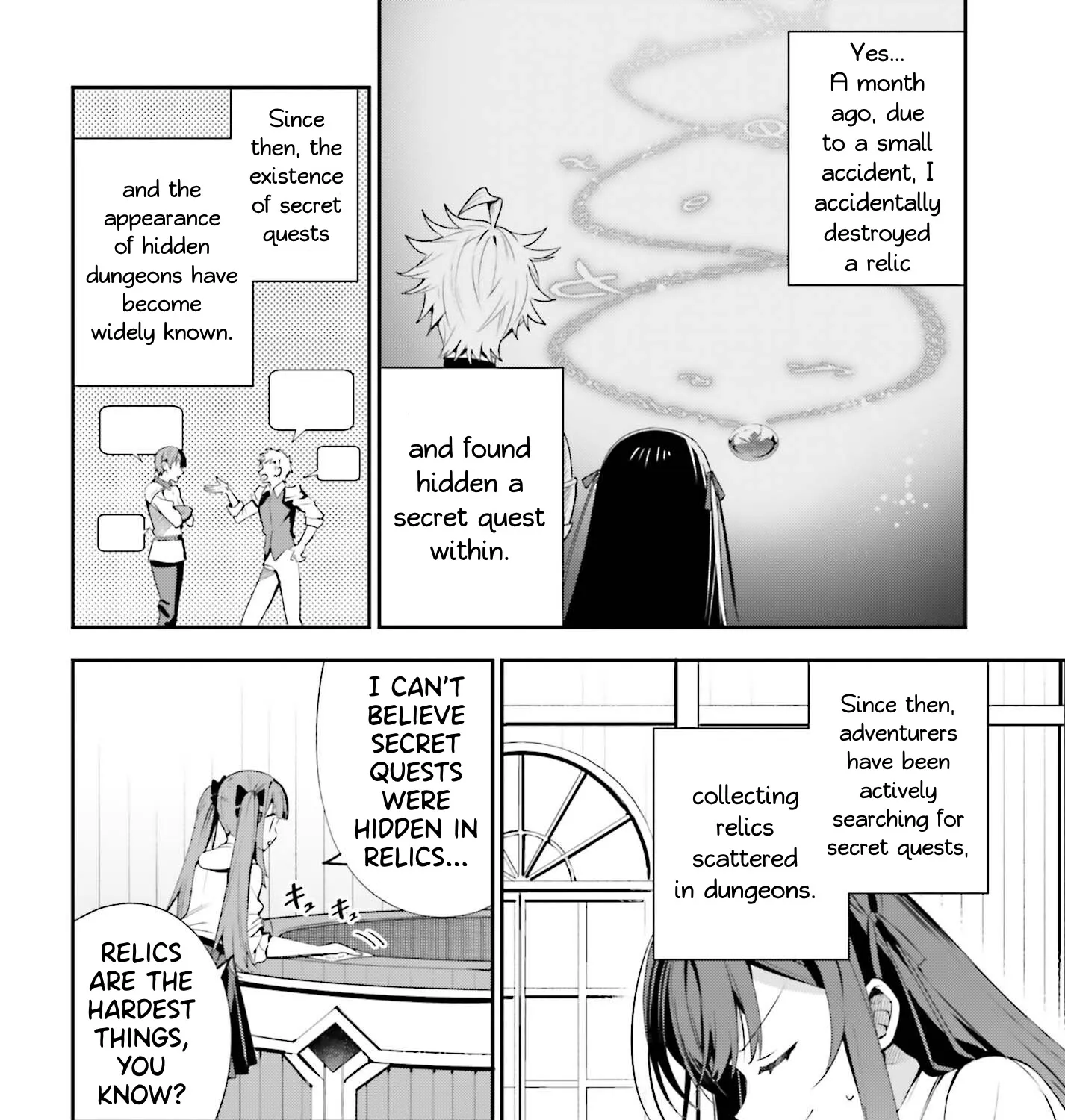 I’m the guild receptionist, but since I don’t want to work overtime, I think I’ll just solo the boss Zinmanga X Chapter 24 Page 39