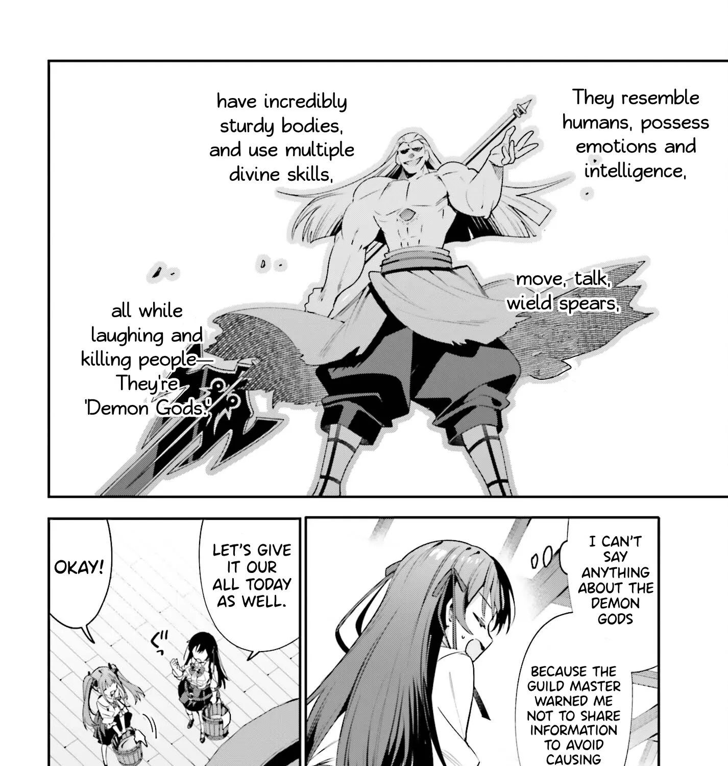 I’m the guild receptionist, but since I don’t want to work overtime, I think I’ll just solo the boss Zinmanga X Chapter 24 Page 43