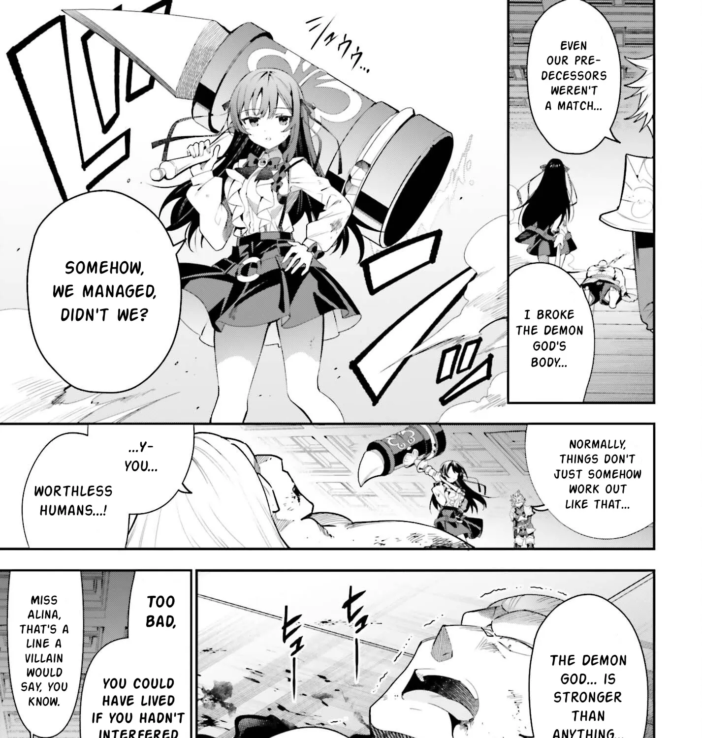 I’m the guild receptionist, but since I don’t want to work overtime, I think I’ll just solo the boss Zinmanga X Chapter 23 Page 19