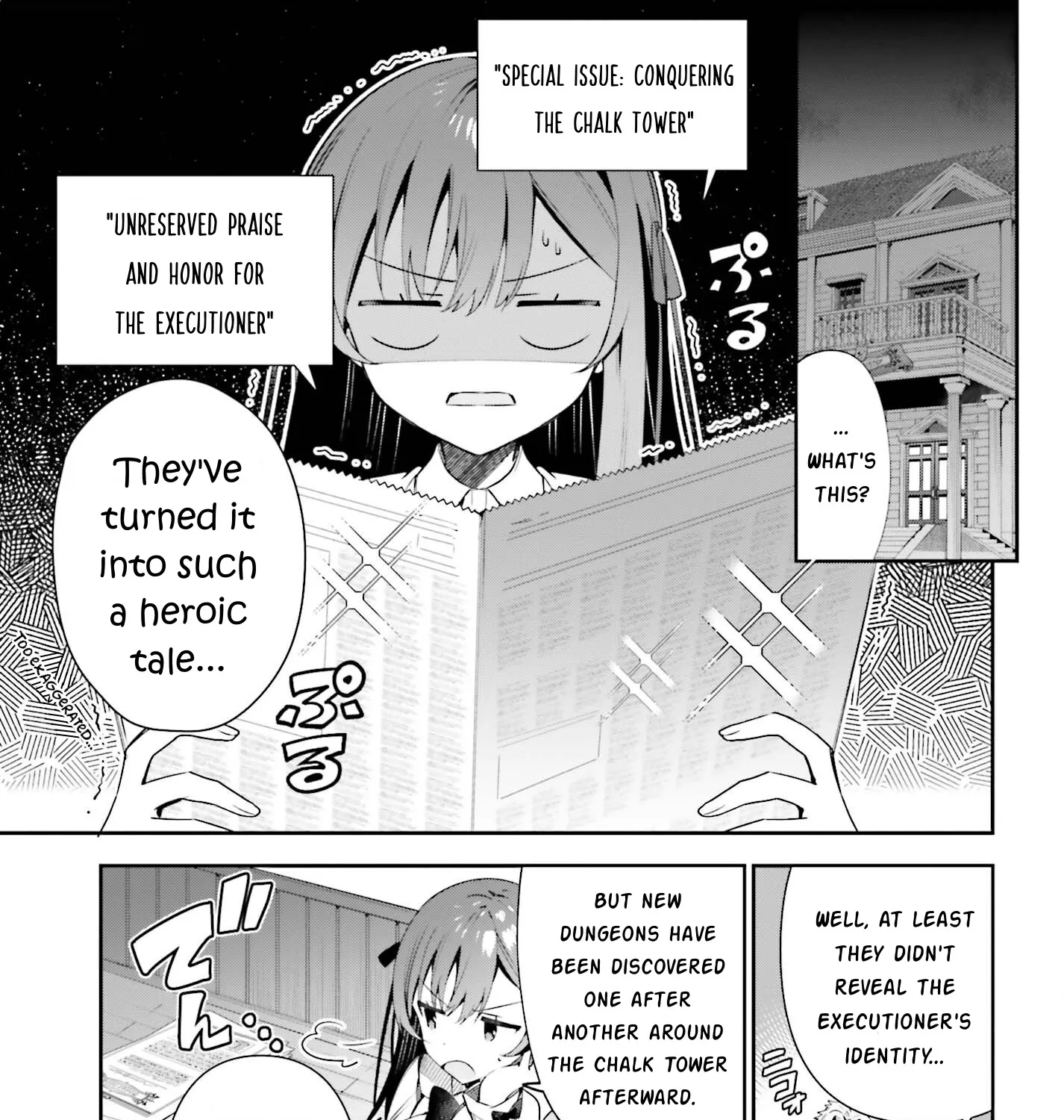 I’m the guild receptionist, but since I don’t want to work overtime, I think I’ll just solo the boss Zinmanga X Chapter 23 Page 35