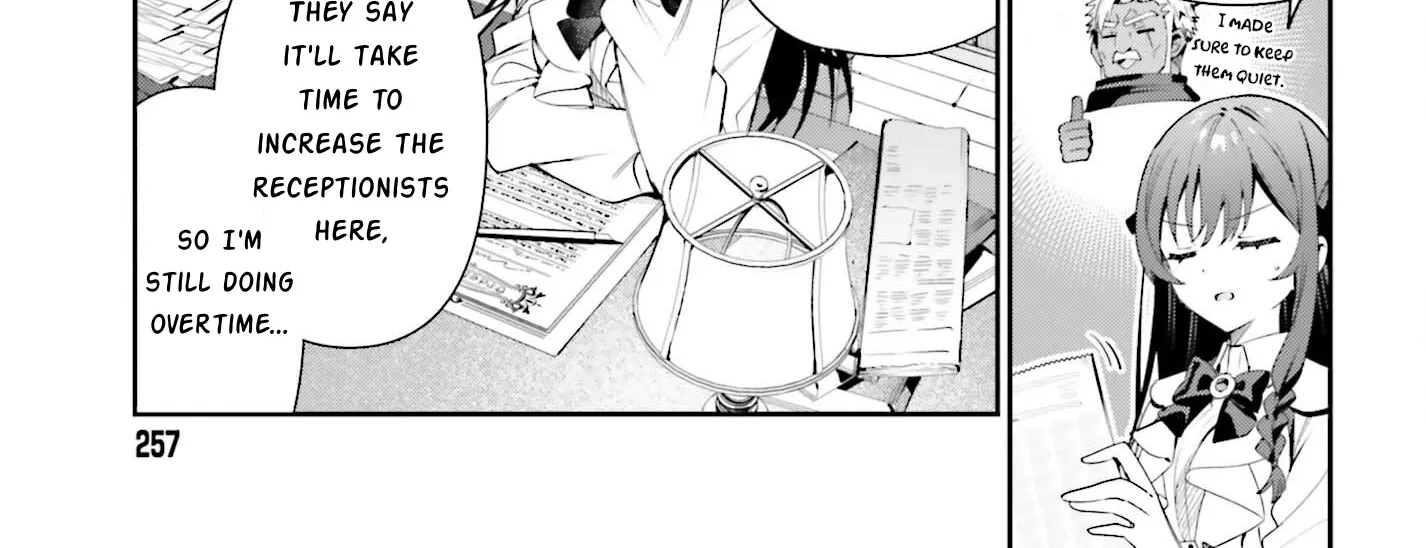 I’m the guild receptionist, but since I don’t want to work overtime, I think I’ll just solo the boss Zinmanga X Chapter 23 Page 36