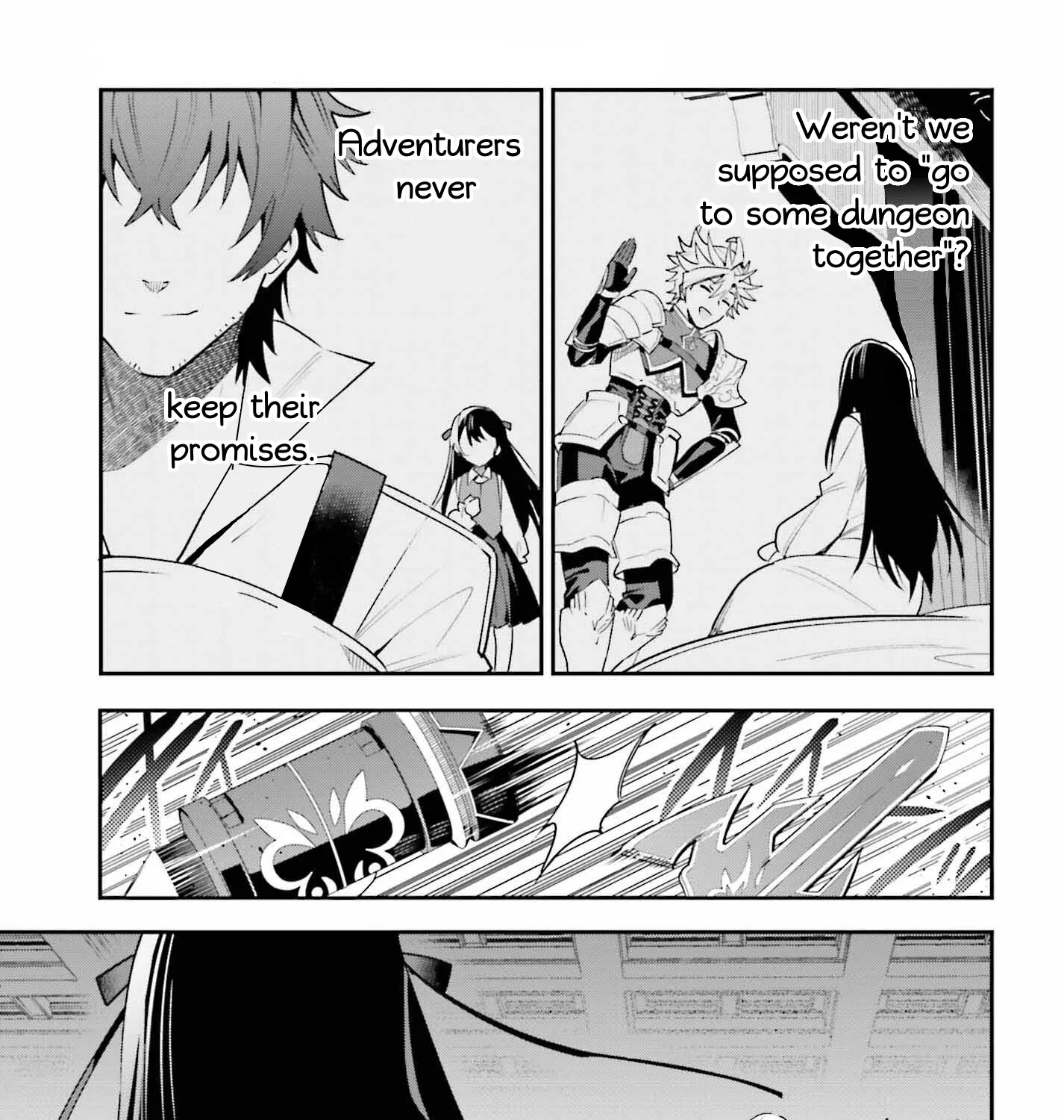 I’m the guild receptionist, but since I don’t want to work overtime, I think I’ll just solo the boss Zinmanga X Chapter 20 Page 57