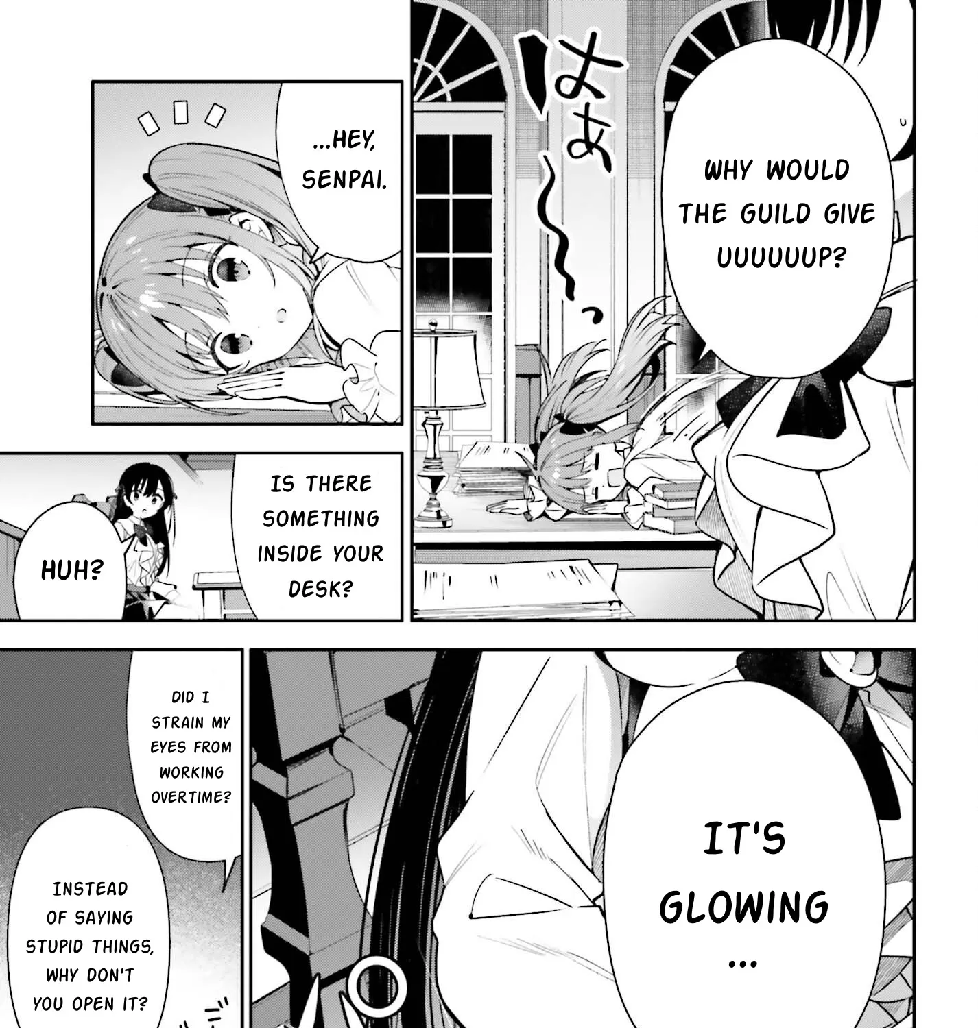 I’m the guild receptionist, but since I don’t want to work overtime, I think I’ll just solo the boss Zinmanga X Chapter 19 Page 13