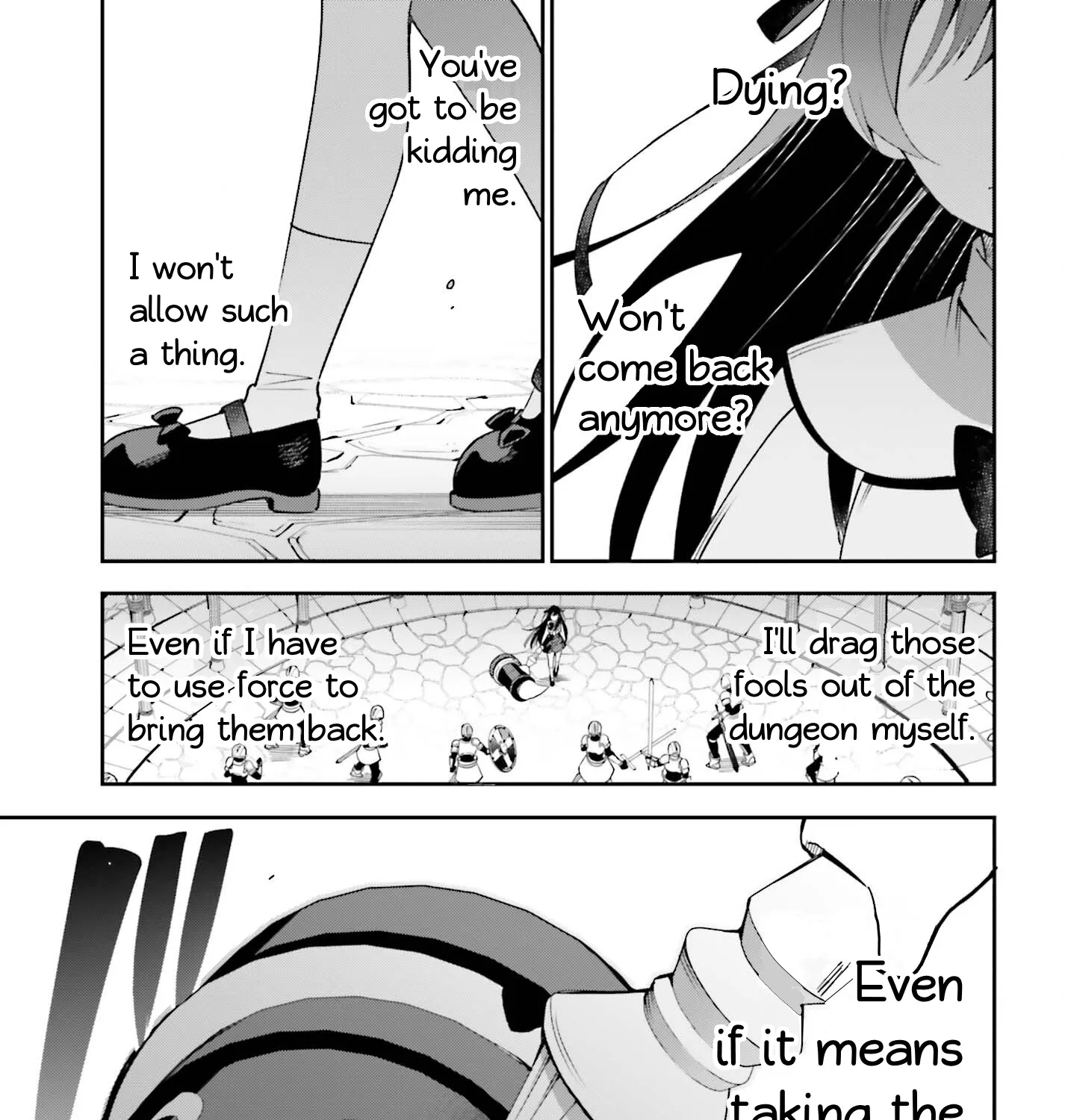 I’m the guild receptionist, but since I don’t want to work overtime, I think I’ll just solo the boss Zinmanga X Chapter 19 Page 51