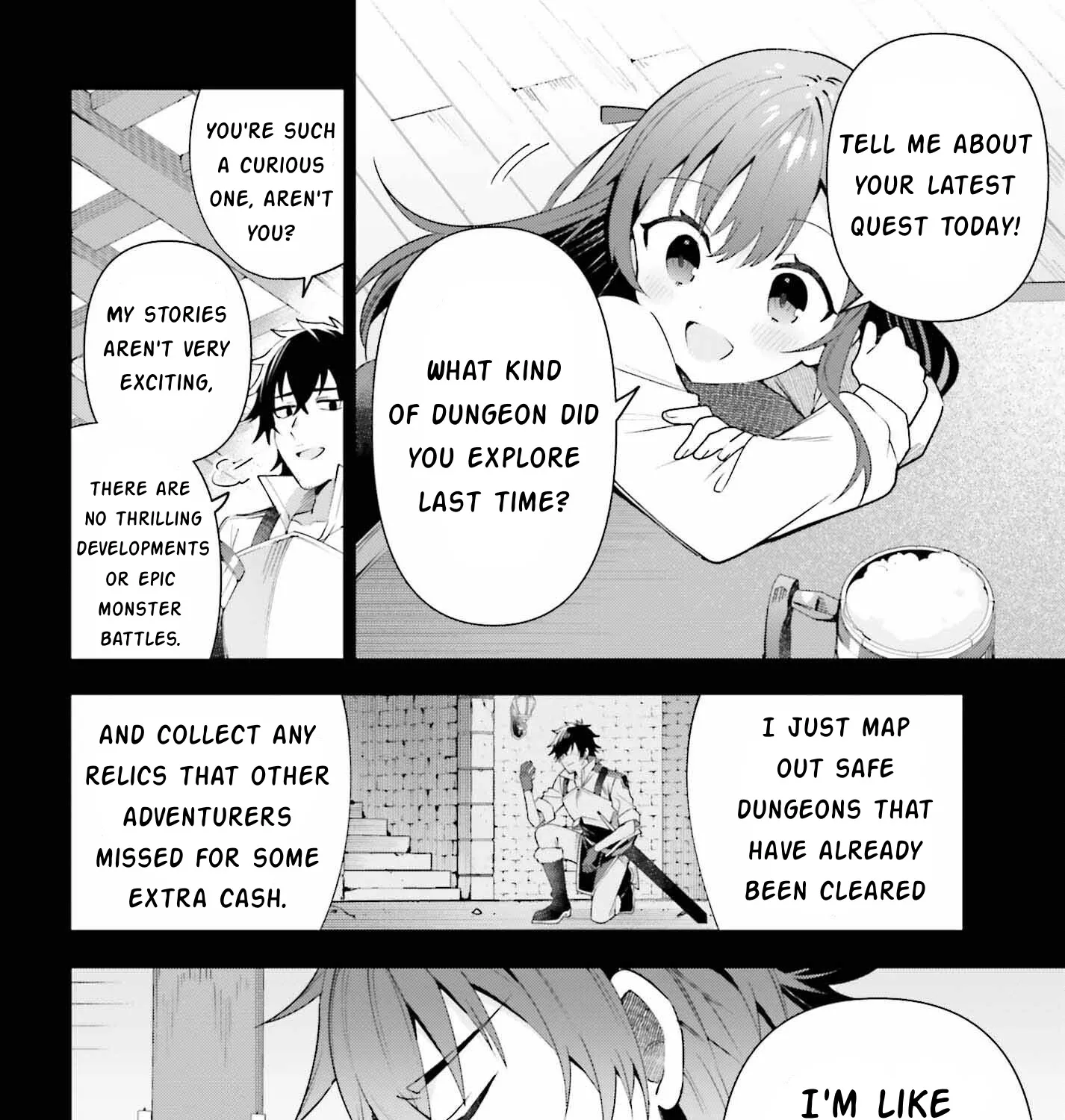 I’m the guild receptionist, but since I don’t want to work overtime, I think I’ll just solo the boss Zinmanga X Chapter 15 Page 7