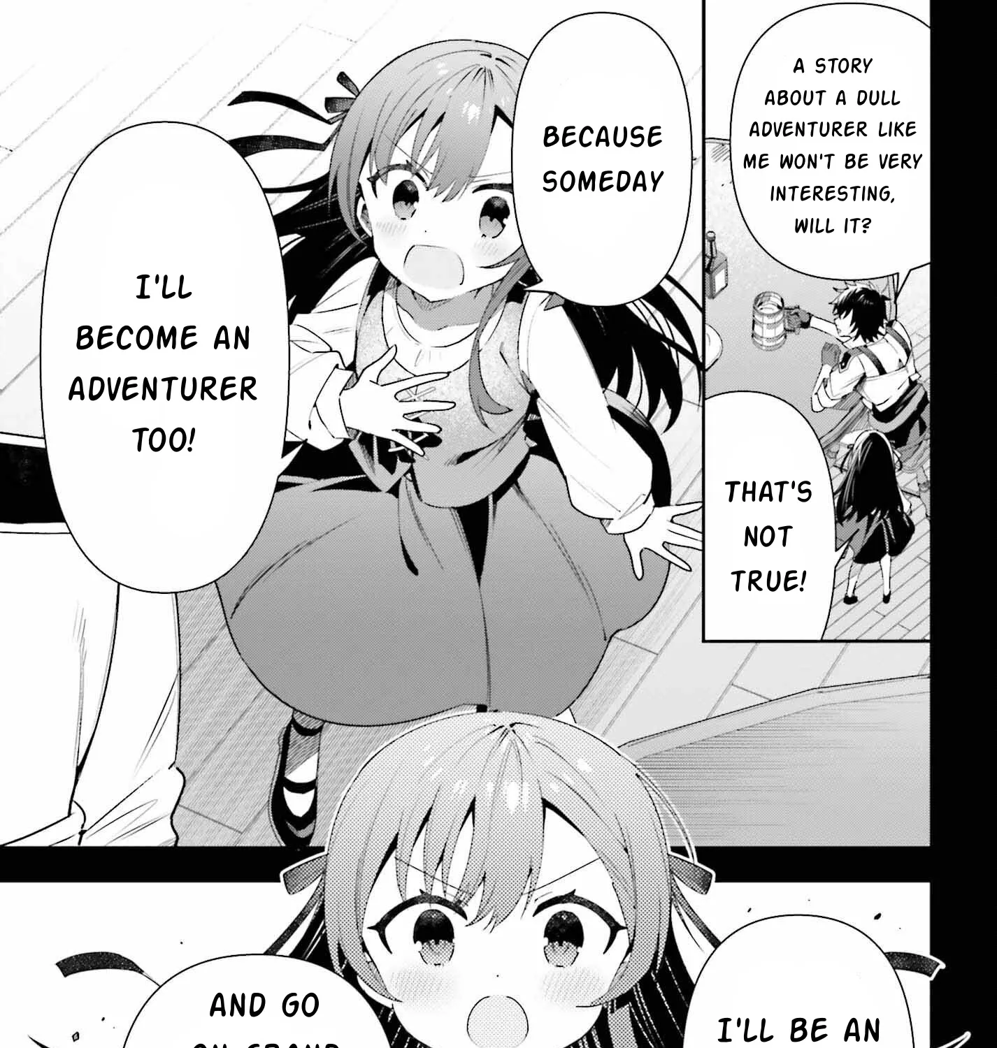 I’m the guild receptionist, but since I don’t want to work overtime, I think I’ll just solo the boss Zinmanga X Chapter 15 Page 9