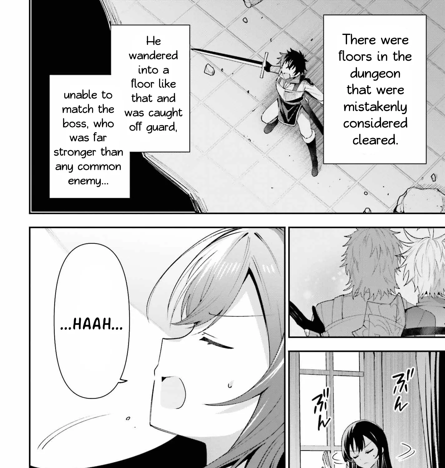 I’m the guild receptionist, but since I don’t want to work overtime, I think I’ll just solo the boss Zinmanga X Chapter 15 Page 47