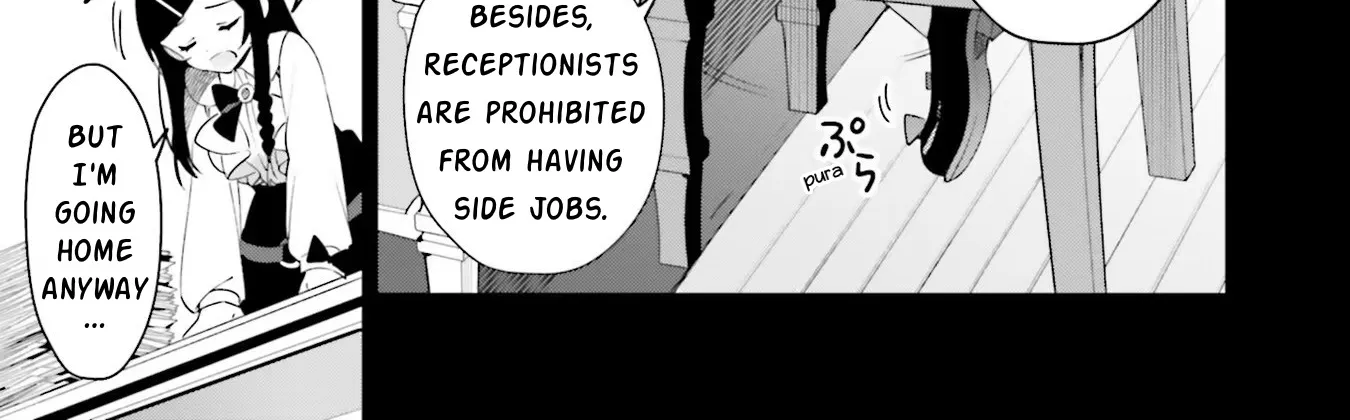 I’m the guild receptionist, but since I don’t want to work overtime, I think I’ll just solo the boss Zinmanga X Chapter 11 Page 14
