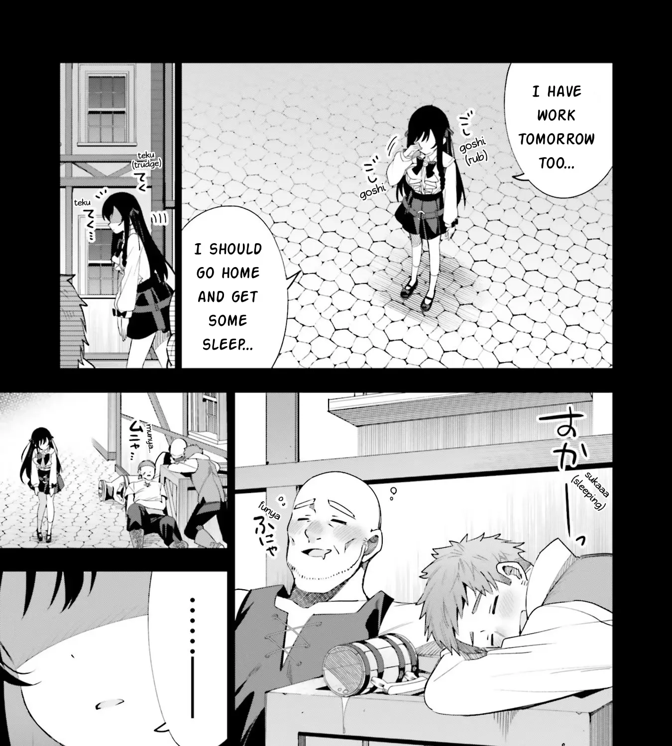 I’m the guild receptionist, but since I don’t want to work overtime, I think I’ll just solo the boss Zinmanga X Chapter 11 Page 17