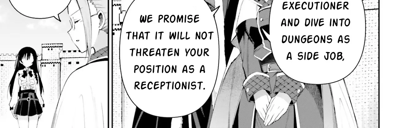I’m the guild receptionist, but since I don’t want to work overtime, I think I’ll just solo the boss Zinmanga X Chapter 9 Page 6