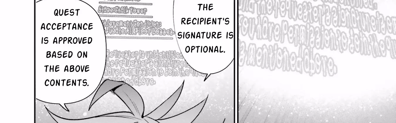 I’m the guild receptionist, but since I don’t want to work overtime, I think I’ll just solo the boss Zinmanga X Chapter 7 Page 36