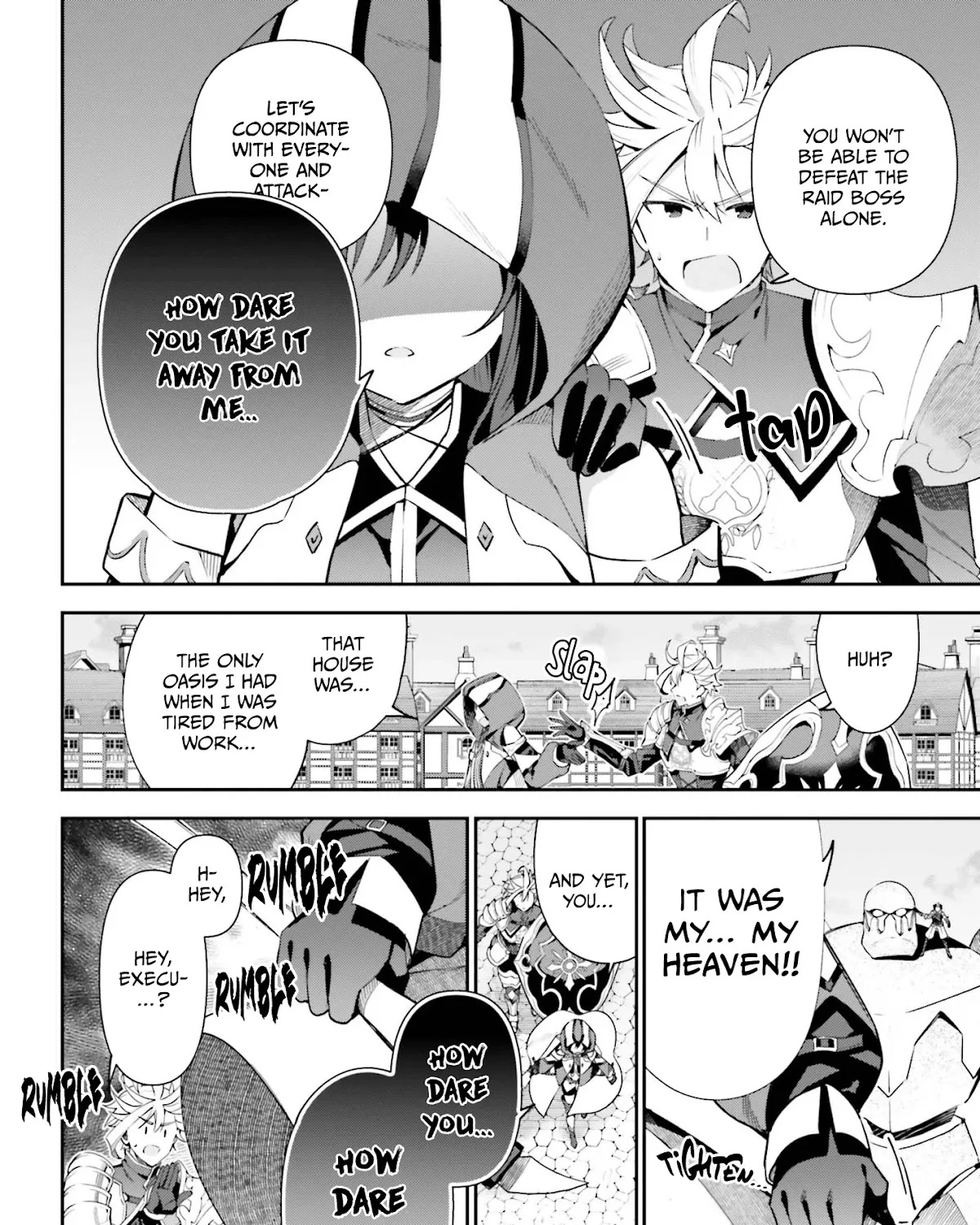 I’m the guild receptionist, but since I don’t want to work overtime, I think I’ll just solo the boss Zinmanga X Chapter 6 Page 12