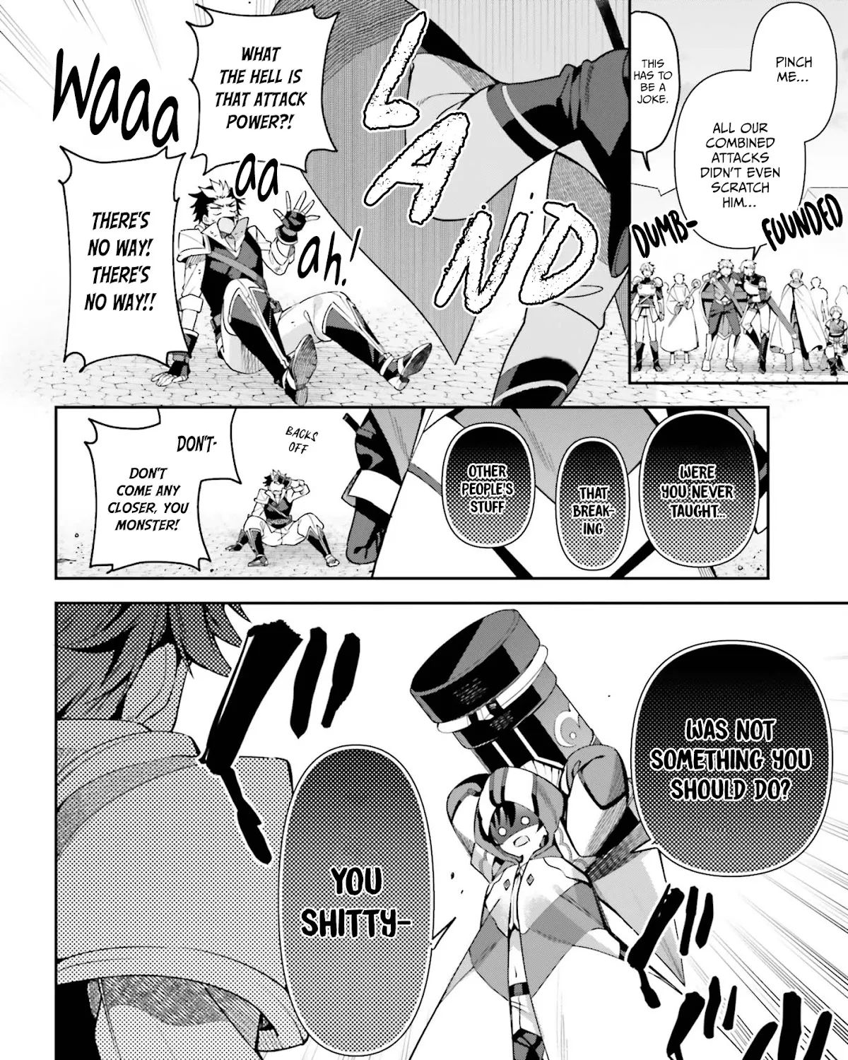 I’m the guild receptionist, but since I don’t want to work overtime, I think I’ll just solo the boss Zinmanga X Chapter 6 Page 28
