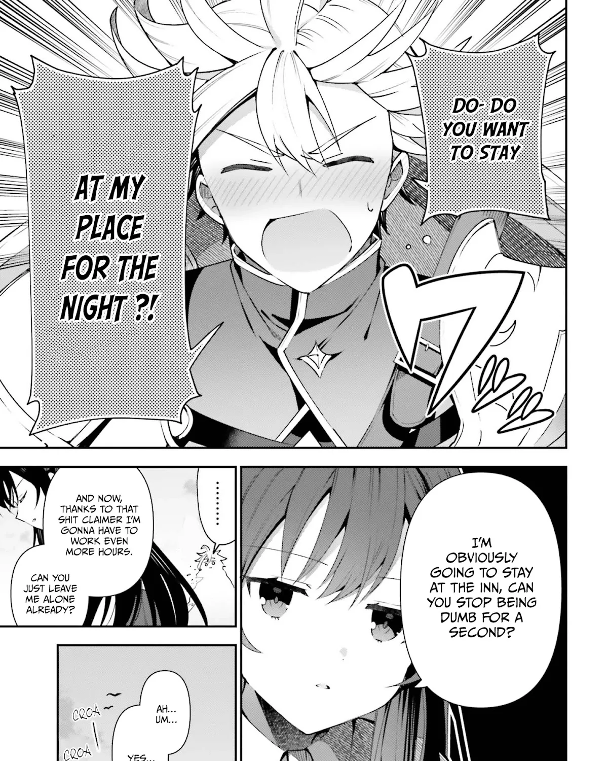I’m the guild receptionist, but since I don’t want to work overtime, I think I’ll just solo the boss Zinmanga X Chapter 6 Page 38
