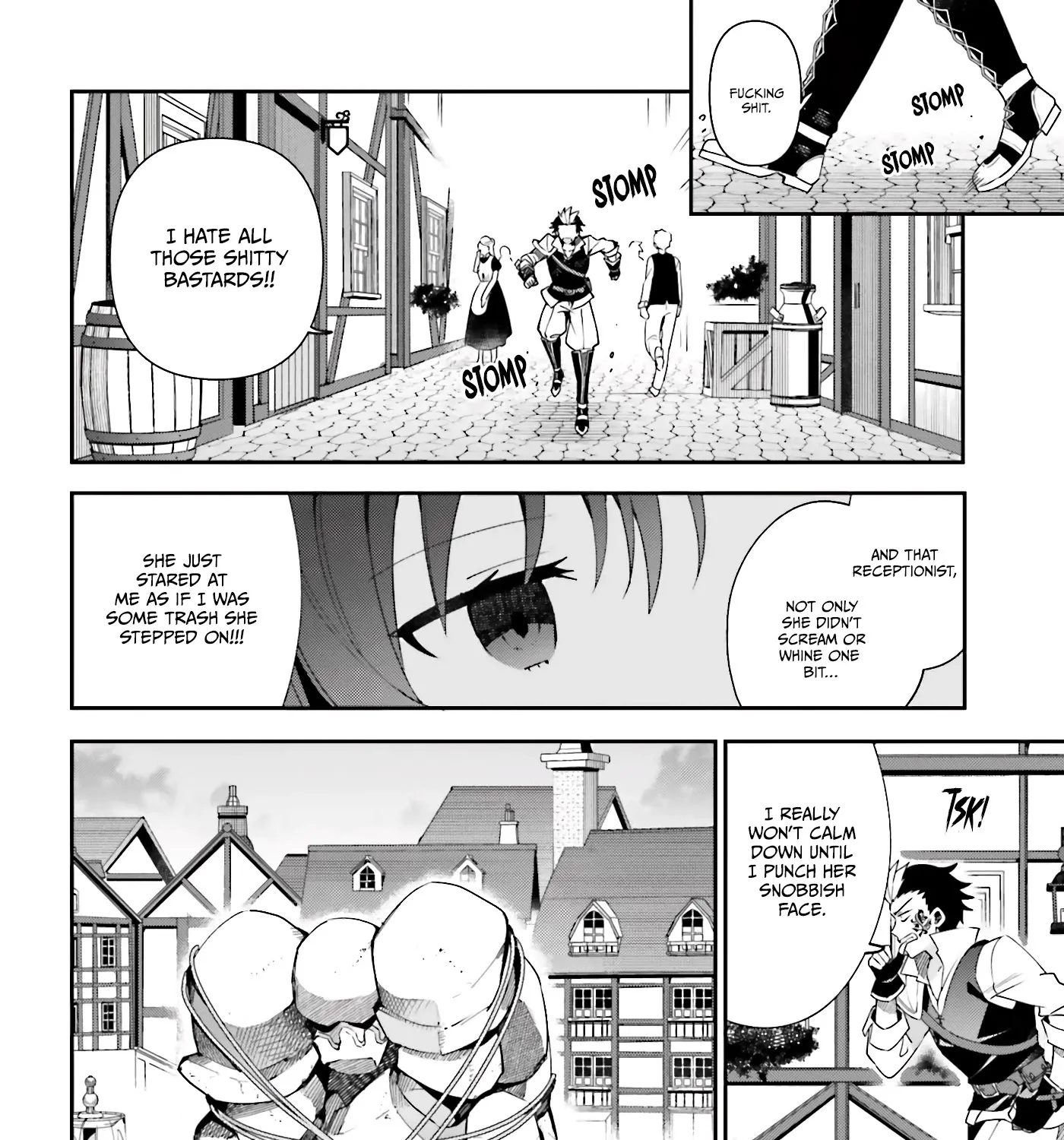 I’m the guild receptionist, but since I don’t want to work overtime, I think I’ll just solo the boss Zinmanga X Chapter 4 Page 60