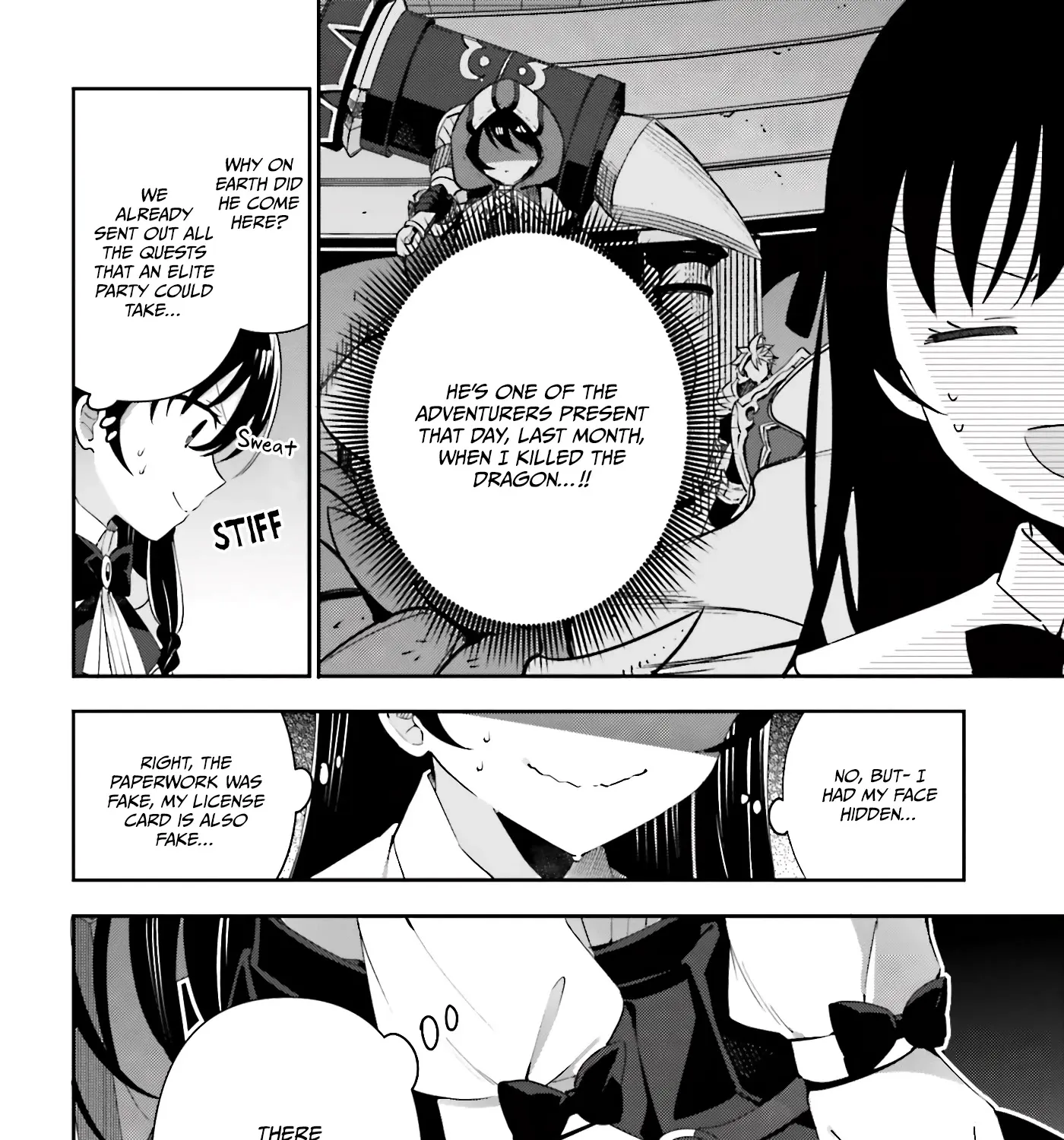 I’m the guild receptionist, but since I don’t want to work overtime, I think I’ll just solo the boss Zinmanga X Chapter 3 Page 4