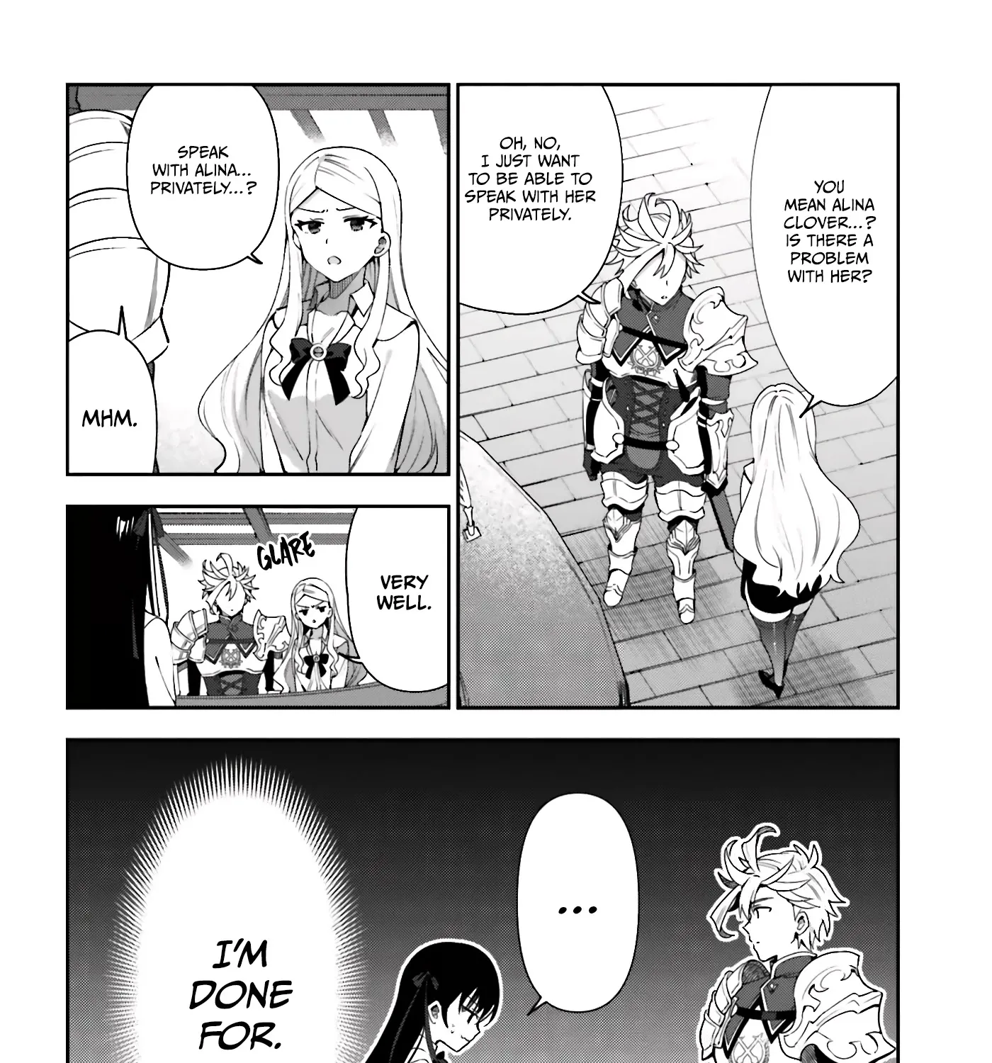I’m the guild receptionist, but since I don’t want to work overtime, I think I’ll just solo the boss Zinmanga X Chapter 3 Page 8