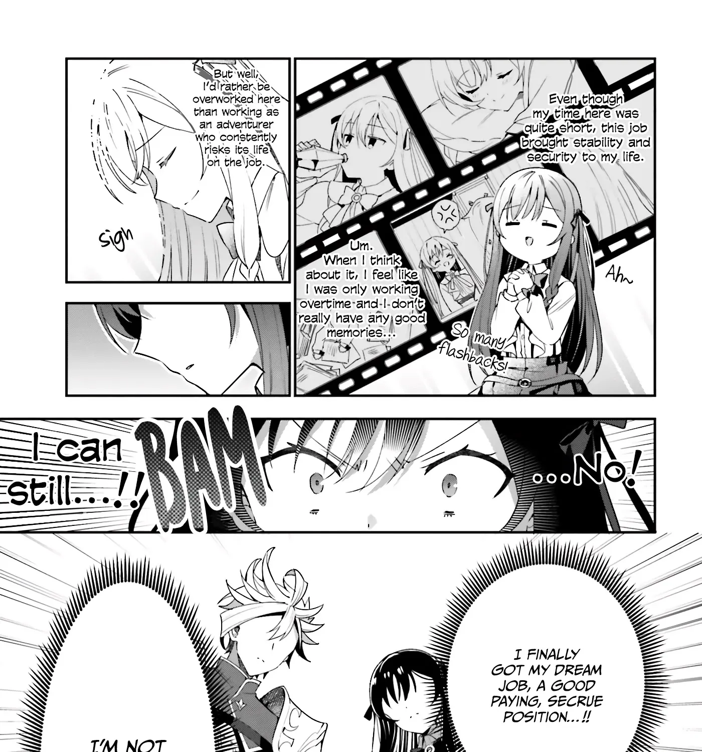 I’m the guild receptionist, but since I don’t want to work overtime, I think I’ll just solo the boss Zinmanga X Chapter 3 Page 18
