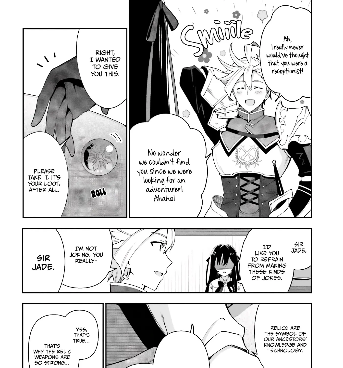 I’m the guild receptionist, but since I don’t want to work overtime, I think I’ll just solo the boss Zinmanga X Chapter 3 Page 20
