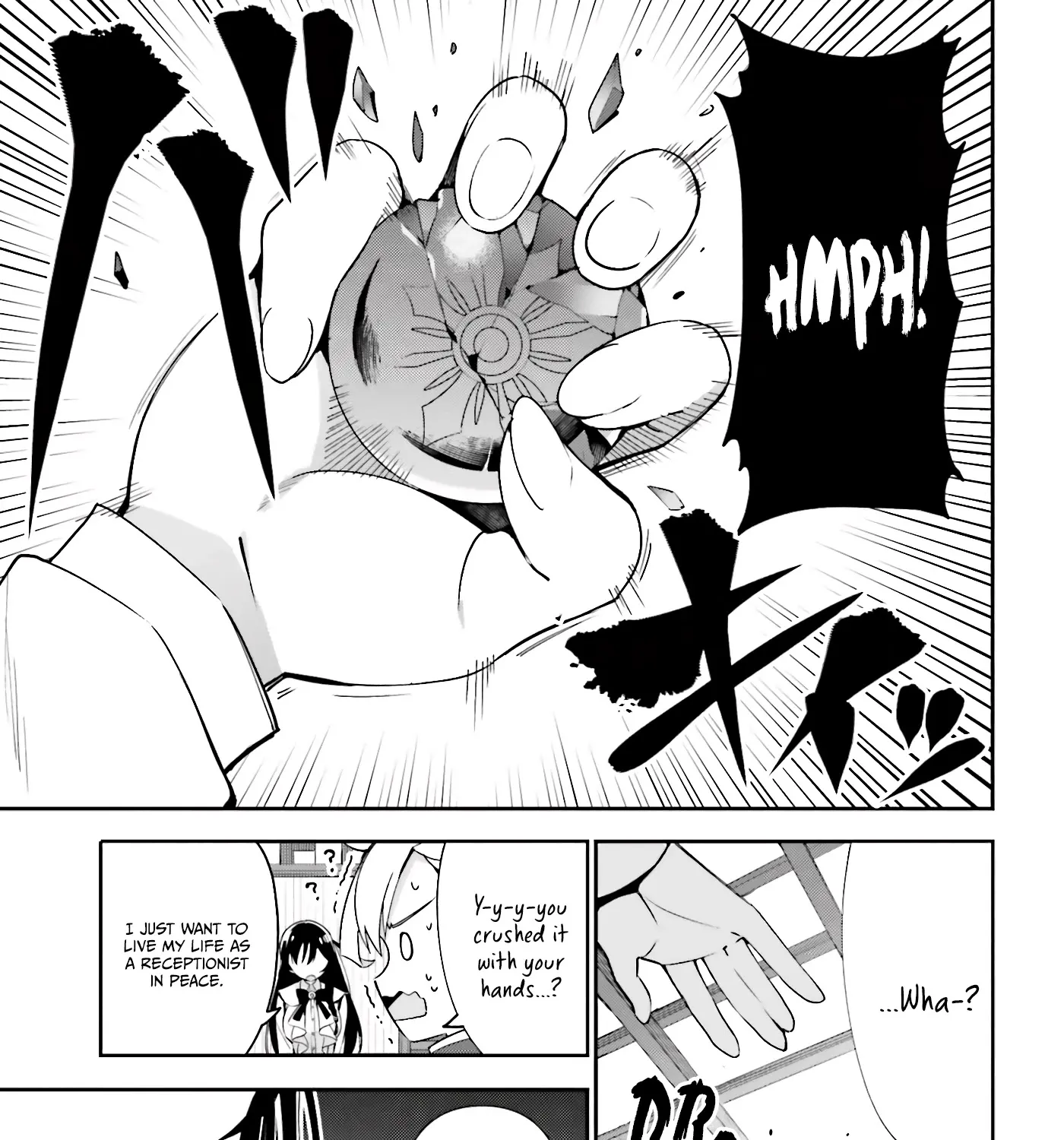 I’m the guild receptionist, but since I don’t want to work overtime, I think I’ll just solo the boss Zinmanga X Chapter 3 Page 22