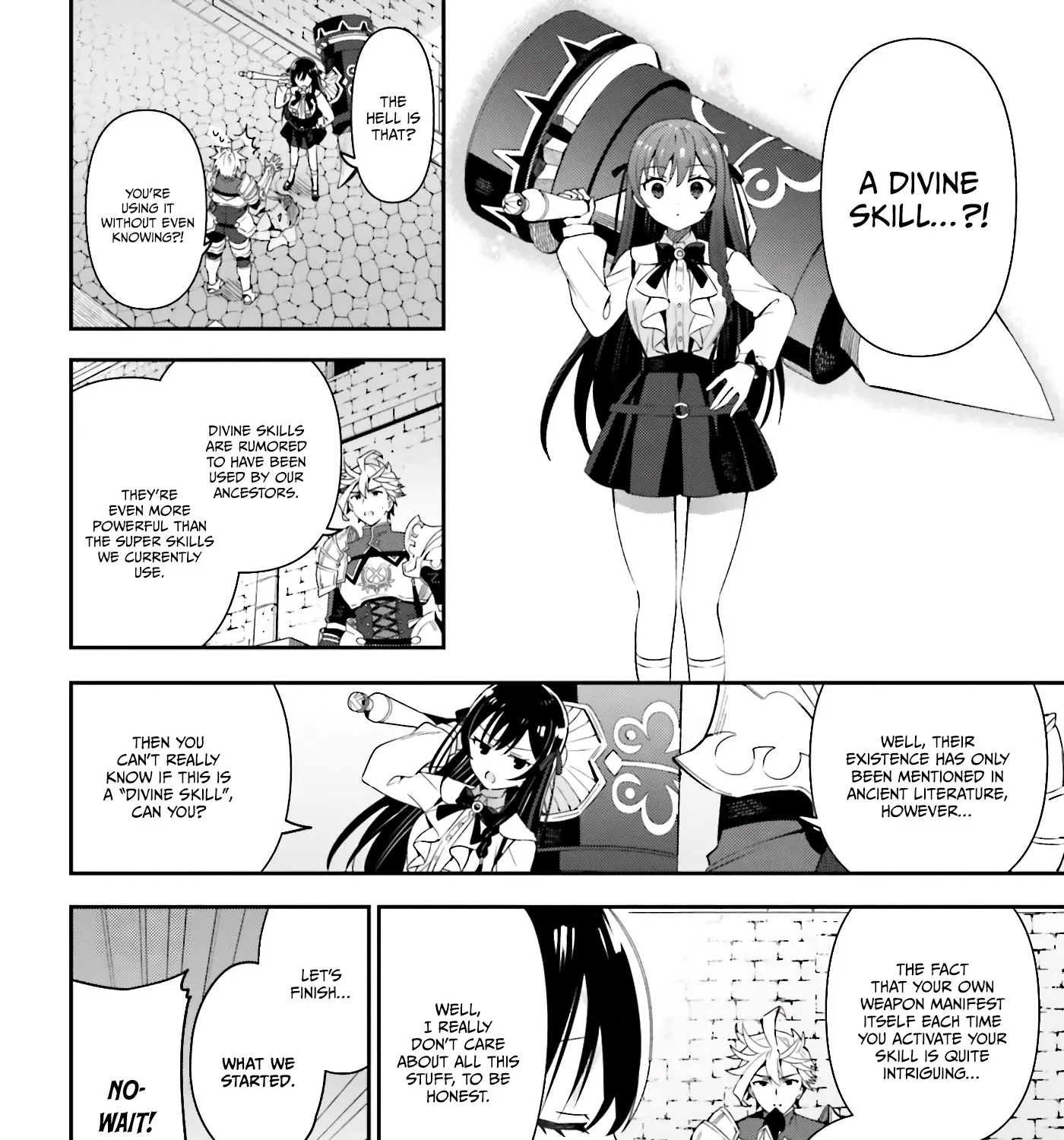 I’m the guild receptionist, but since I don’t want to work overtime, I think I’ll just solo the boss Zinmanga X Chapter 3 Page 36