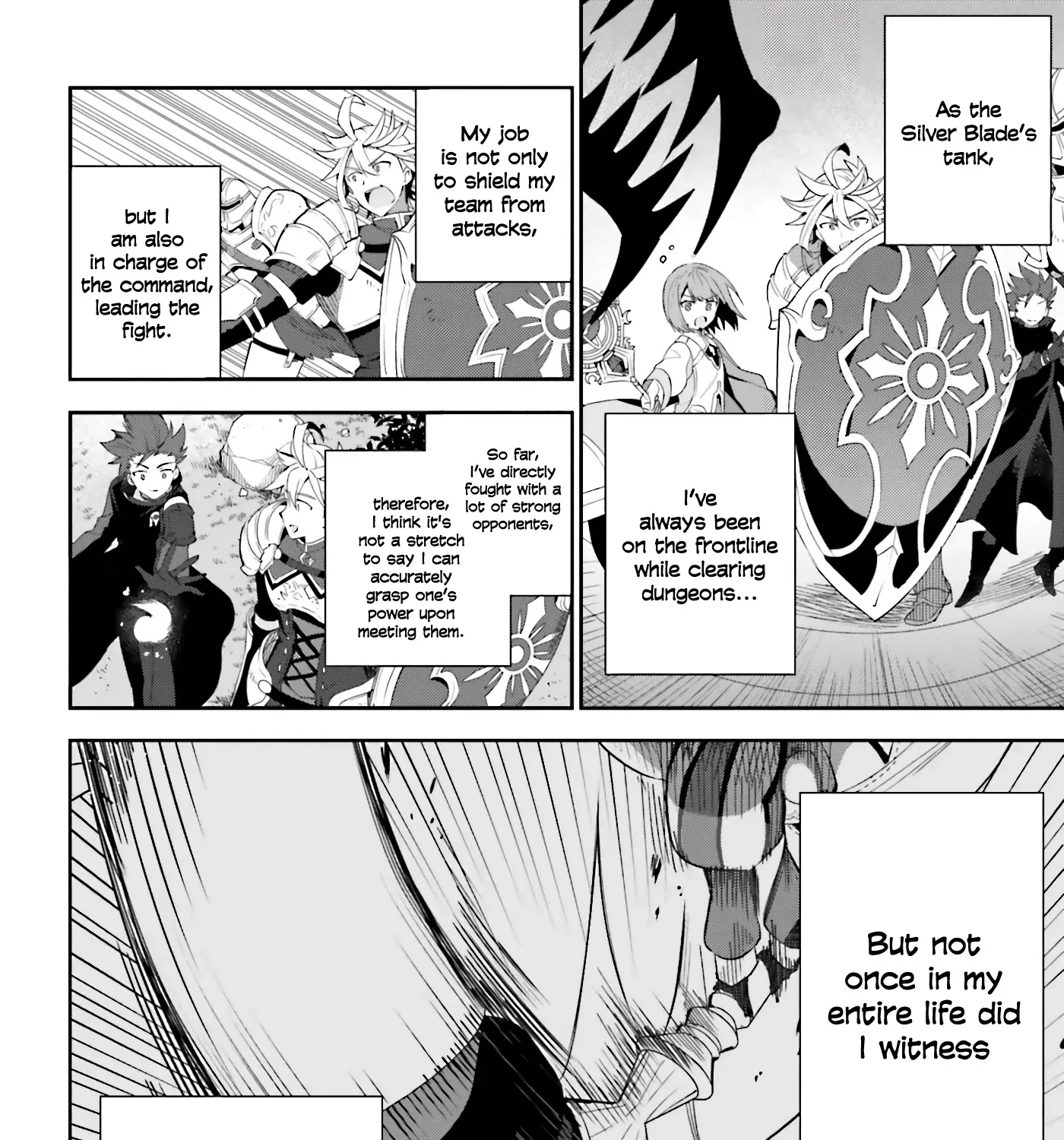 I’m the guild receptionist, but since I don’t want to work overtime, I think I’ll just solo the boss Zinmanga X Chapter 1 Page 84