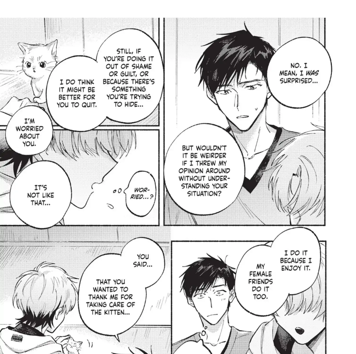 Love, a Kitten, and a Salty Dog Zinmanga X Chapter 2 Page 57